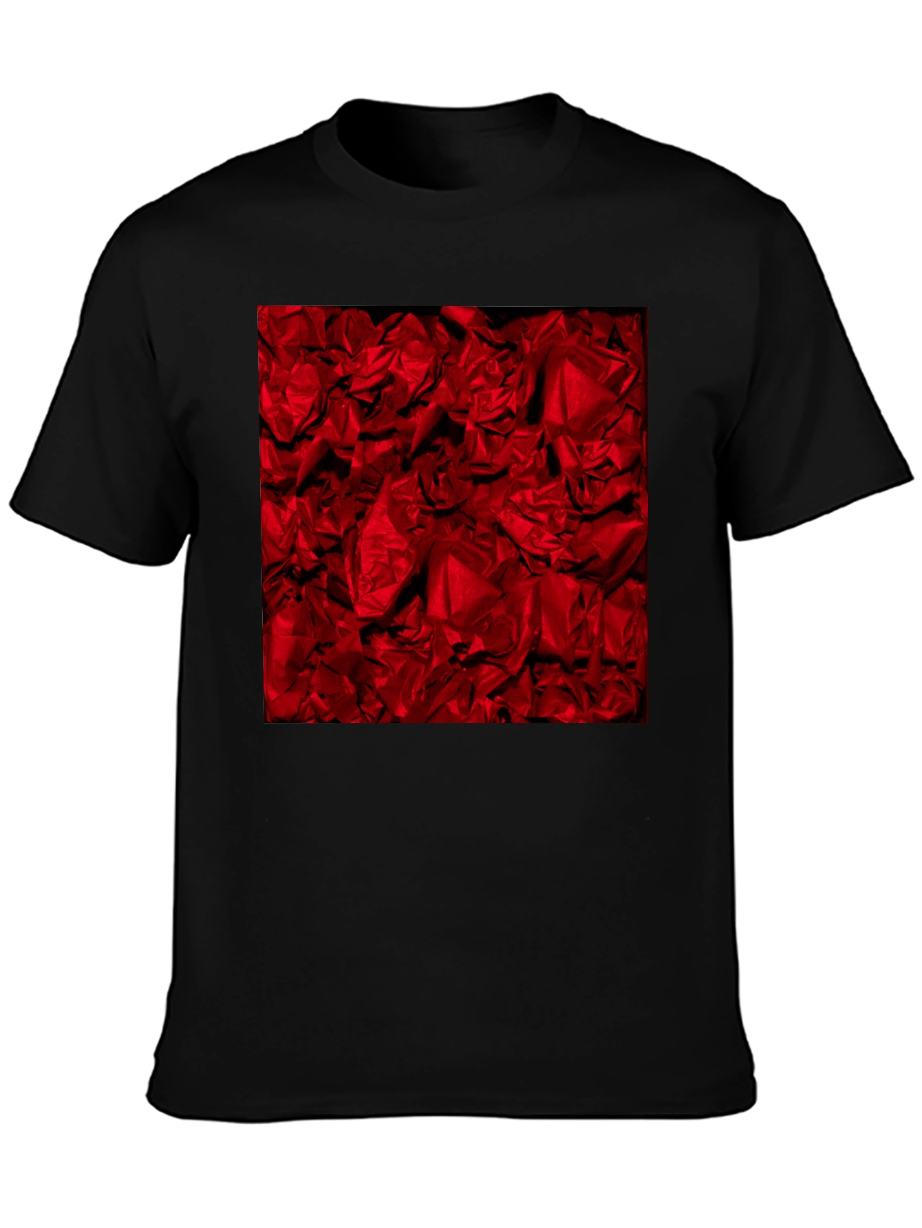 Abstract Red Texture T-Shirt