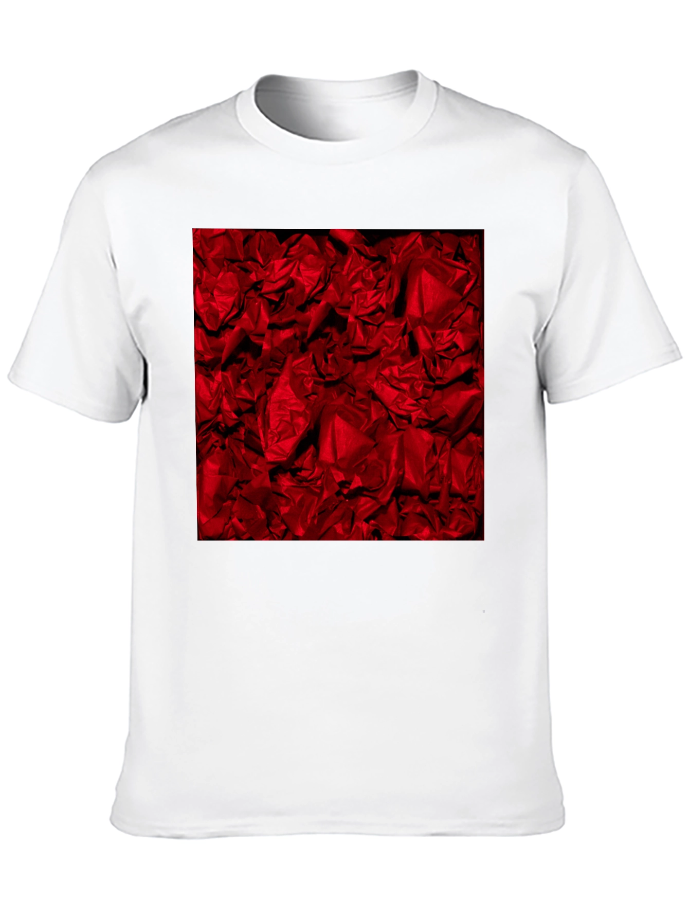 Abstract Red Texture T-Shirt