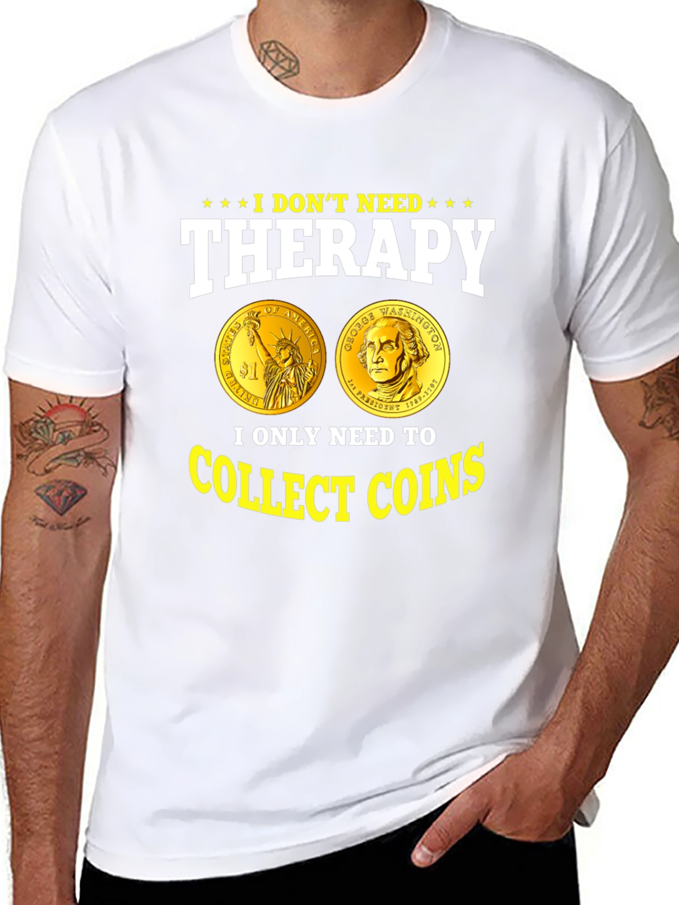 I Dont Need Therapy Collect Coins T-Shirt