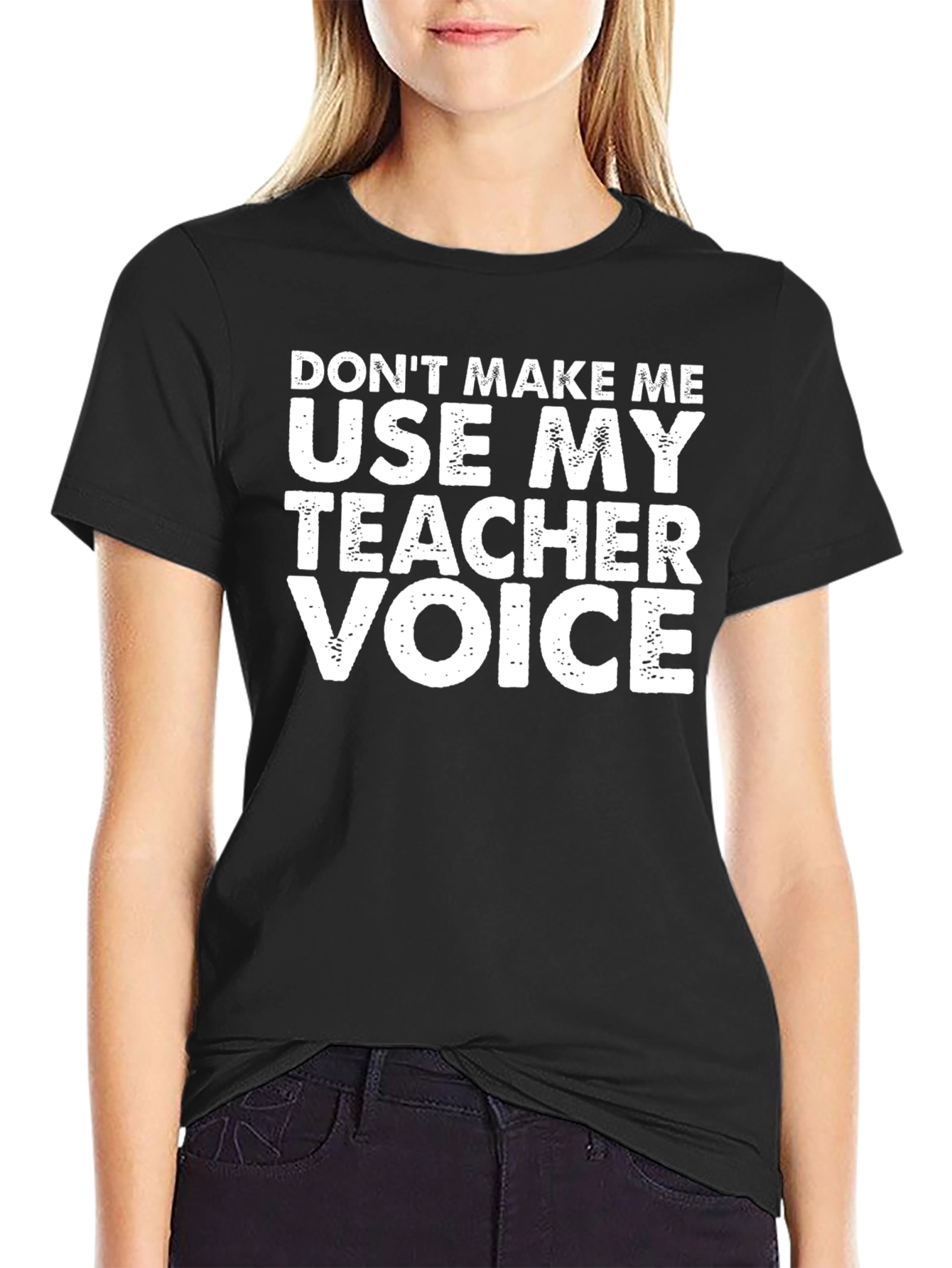 Teacher Voice T-Shirt - Funny Teaching Apparel