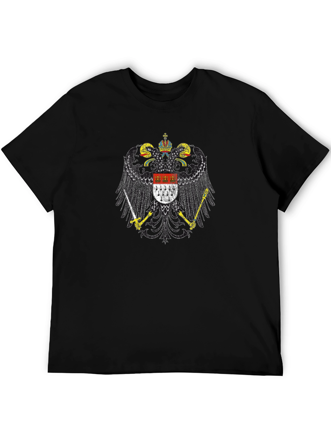 Cologne Coat of Arms T-Shirt - Black Cotton Tee