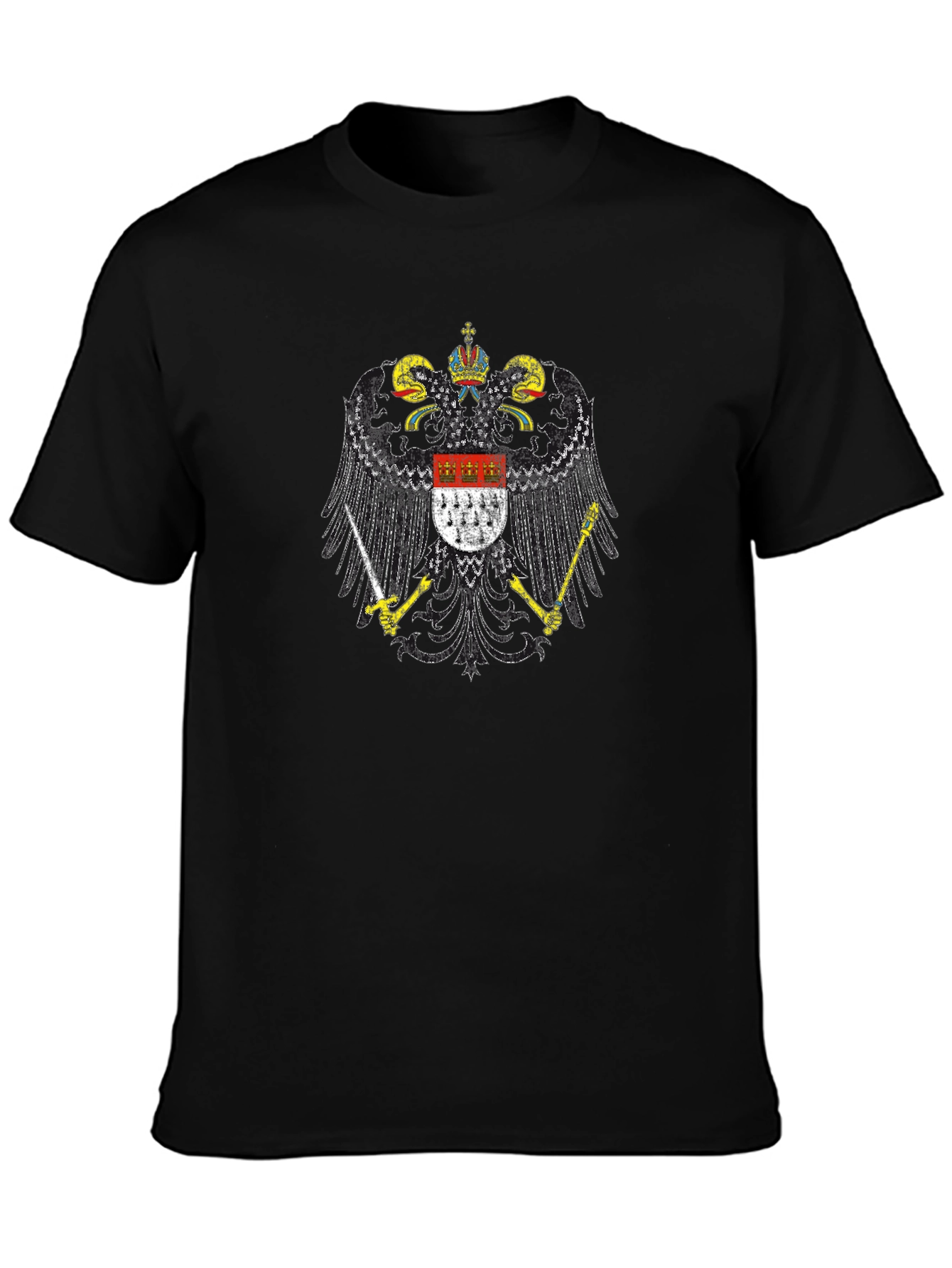 Cologne Coat of Arms T-Shirt - Black Cotton Tee