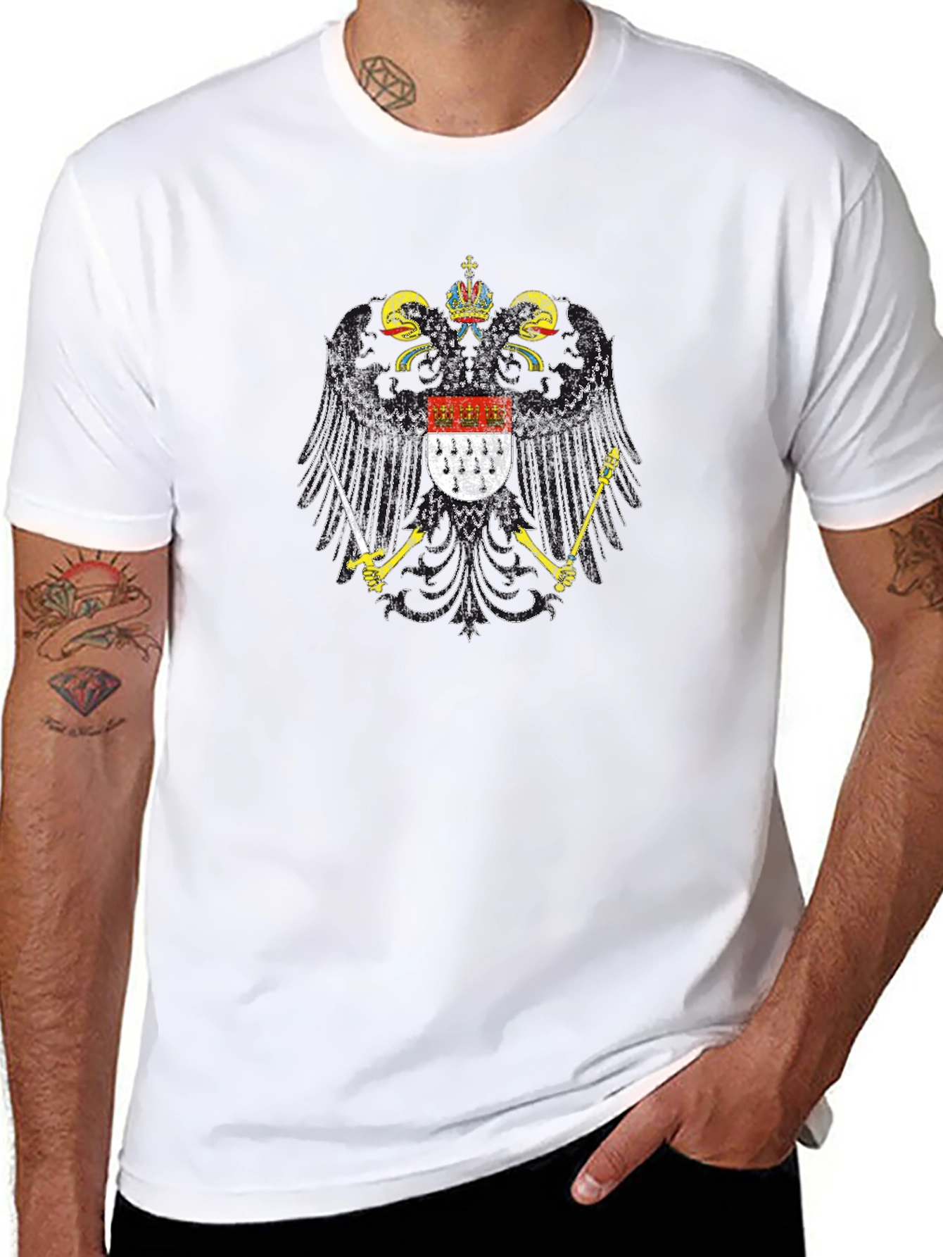 Cologne Coat of Arms T-Shirt - Black Cotton Tee