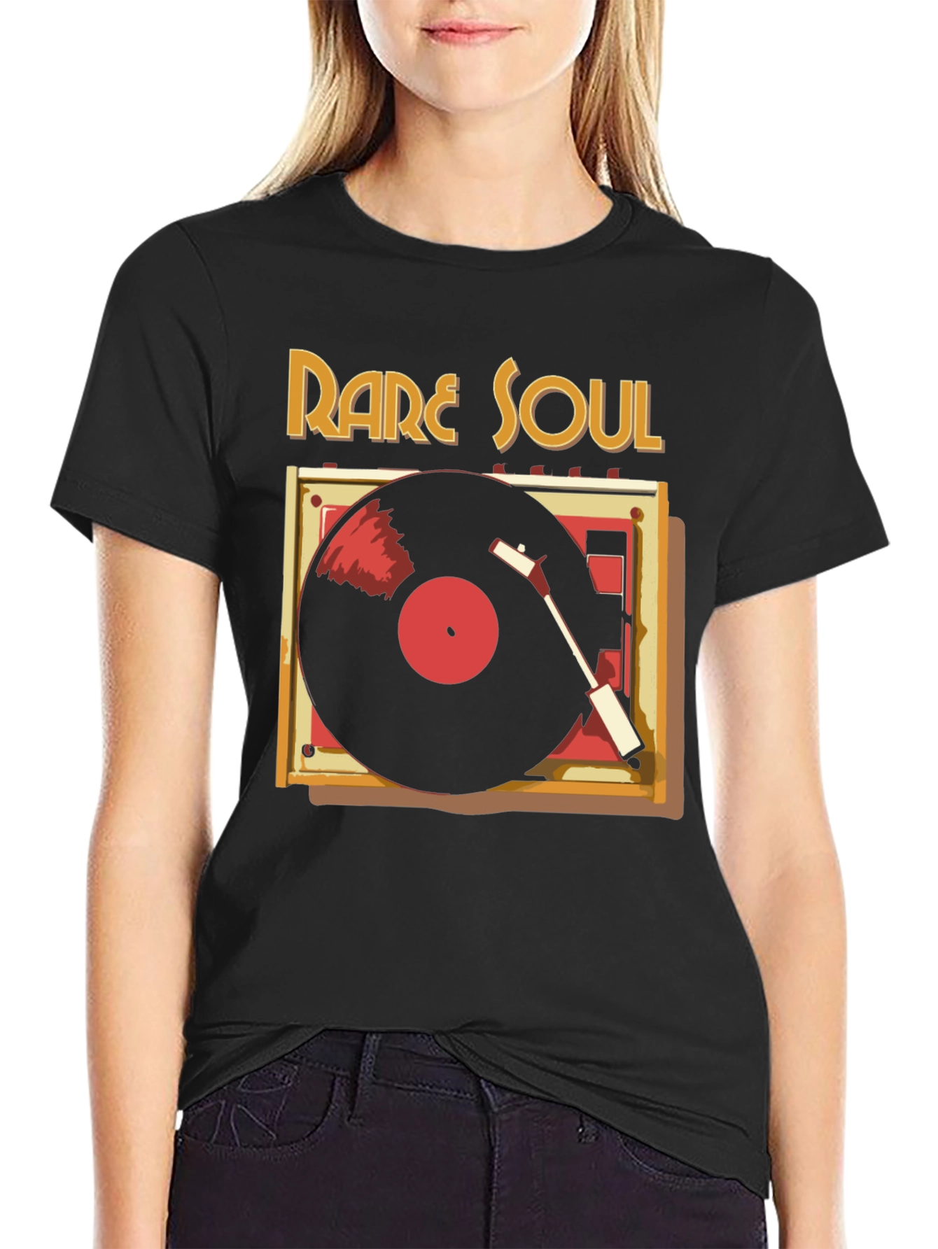 Rare Soul Vinyl Record Graphic T-Shirt
