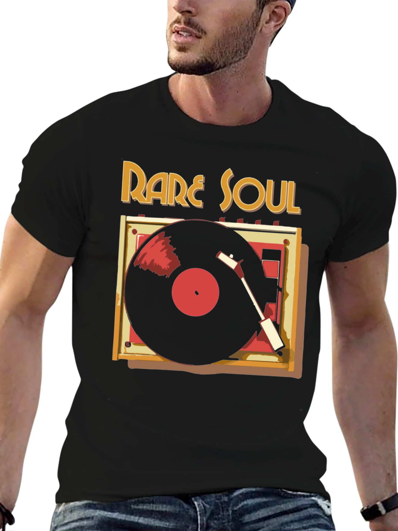 Rare Soul Vinyl Record Graphic T-Shirt