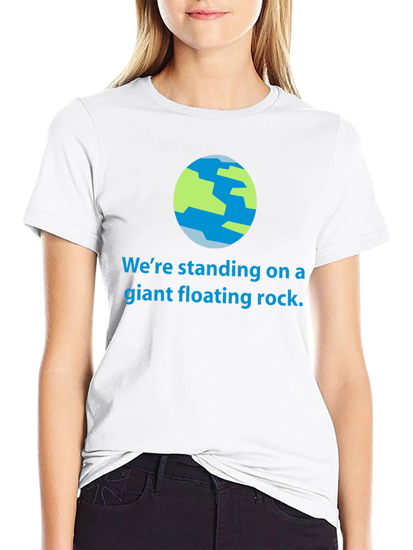 Giant Floating Rock T-Shirt - Earth Graphic Tee