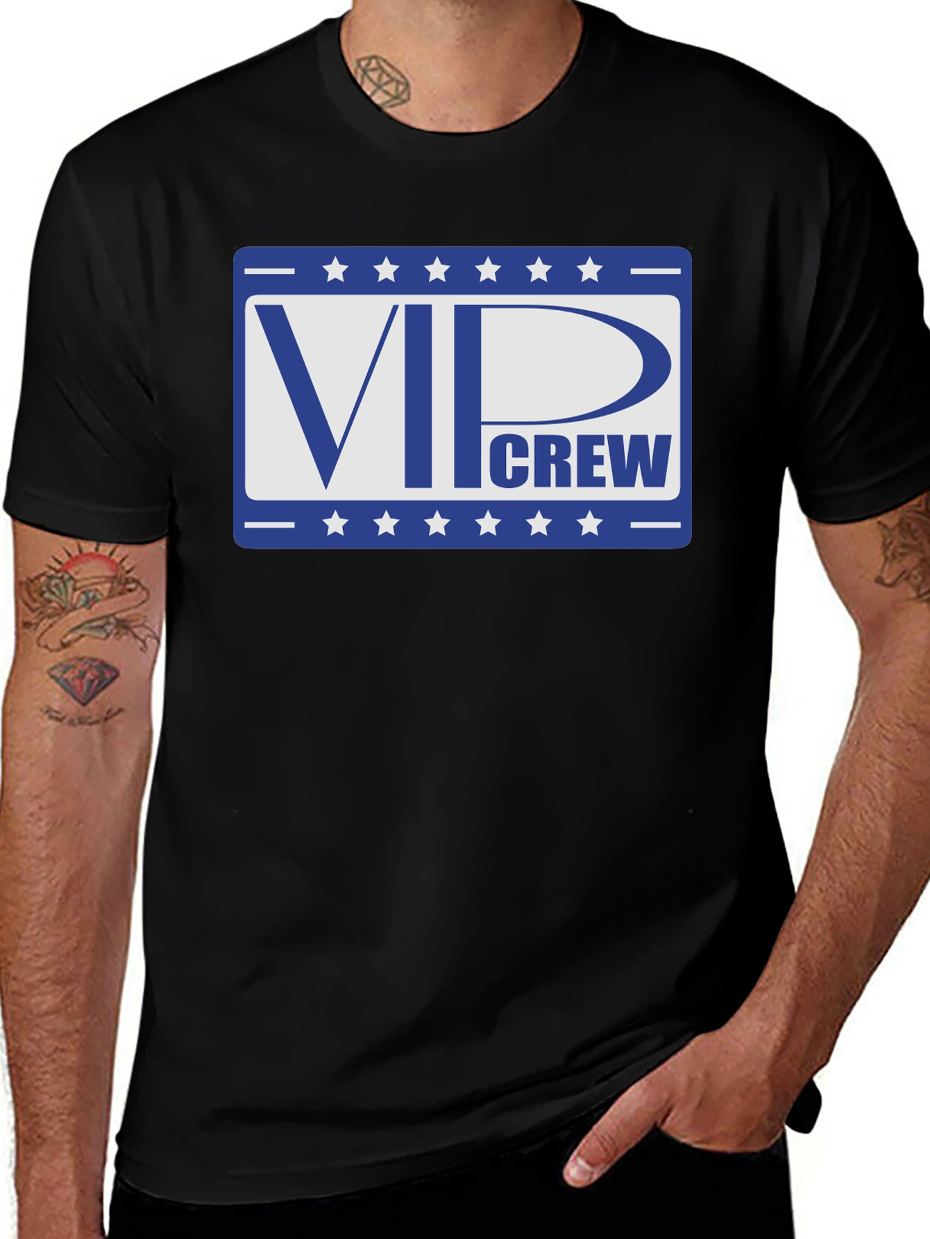 VIP Crew Graphic T-Shirt - Premium Comfort