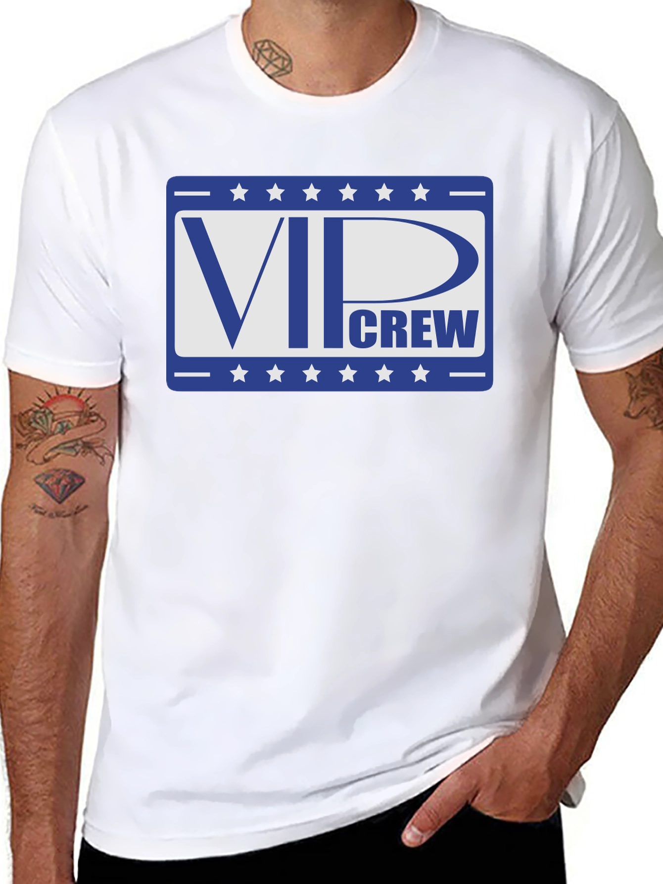 VIP Crew Graphic T-Shirt - Premium Comfort
