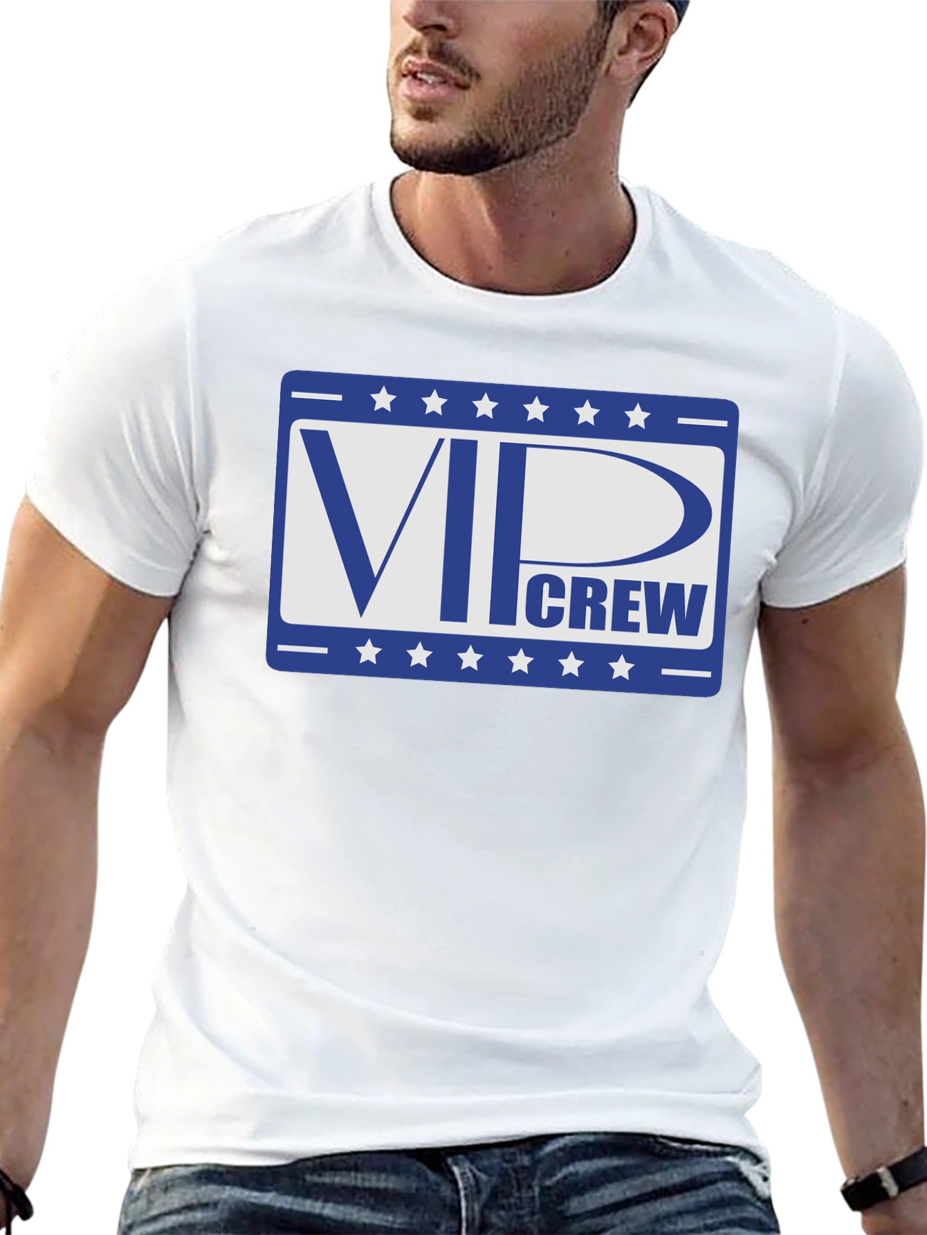 VIP Crew Graphic T-Shirt - Premium Comfort