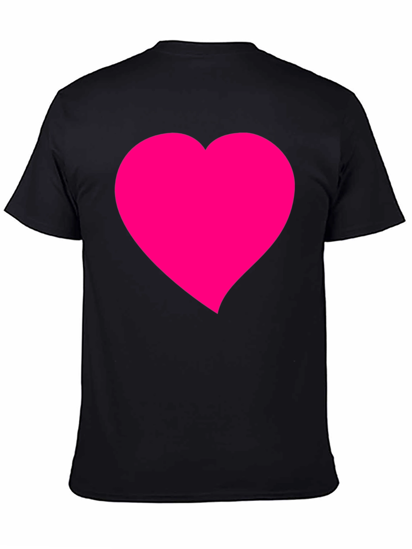 Heart Graphic Black T-Shirt