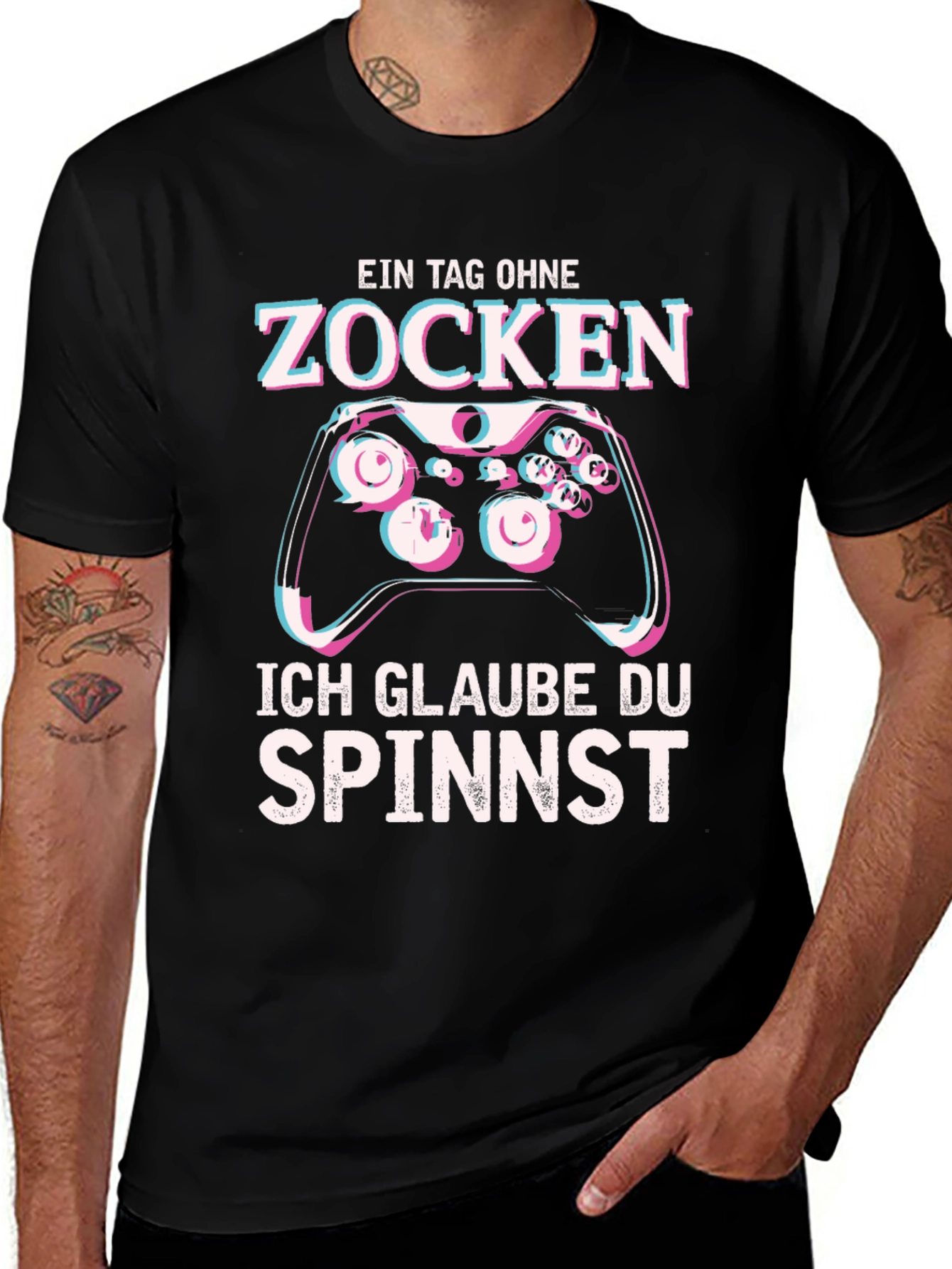 Gamer T-Shirt - Zocken Design