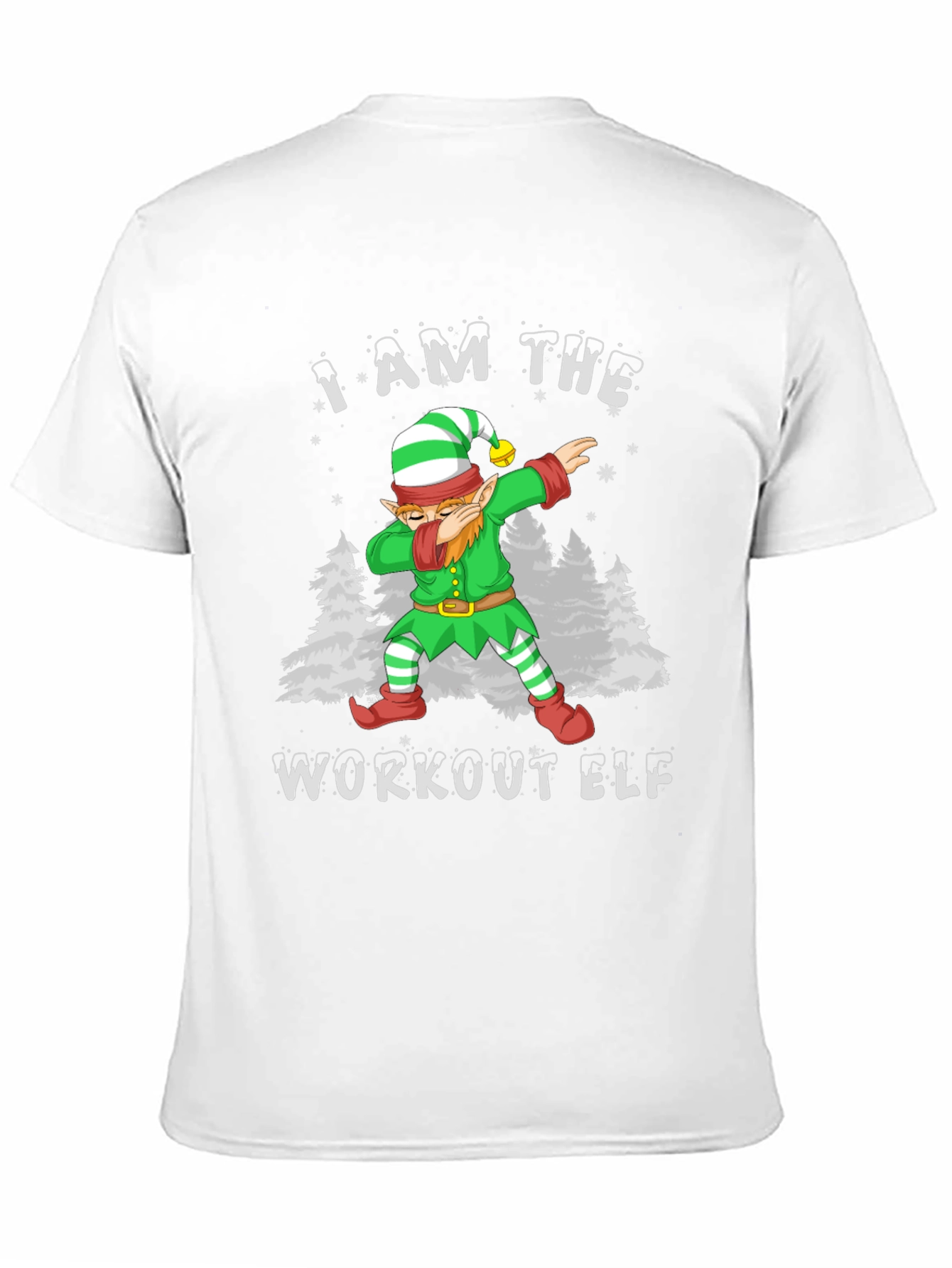 Workout Elf T-Shirt - Festive Fitness Apparel