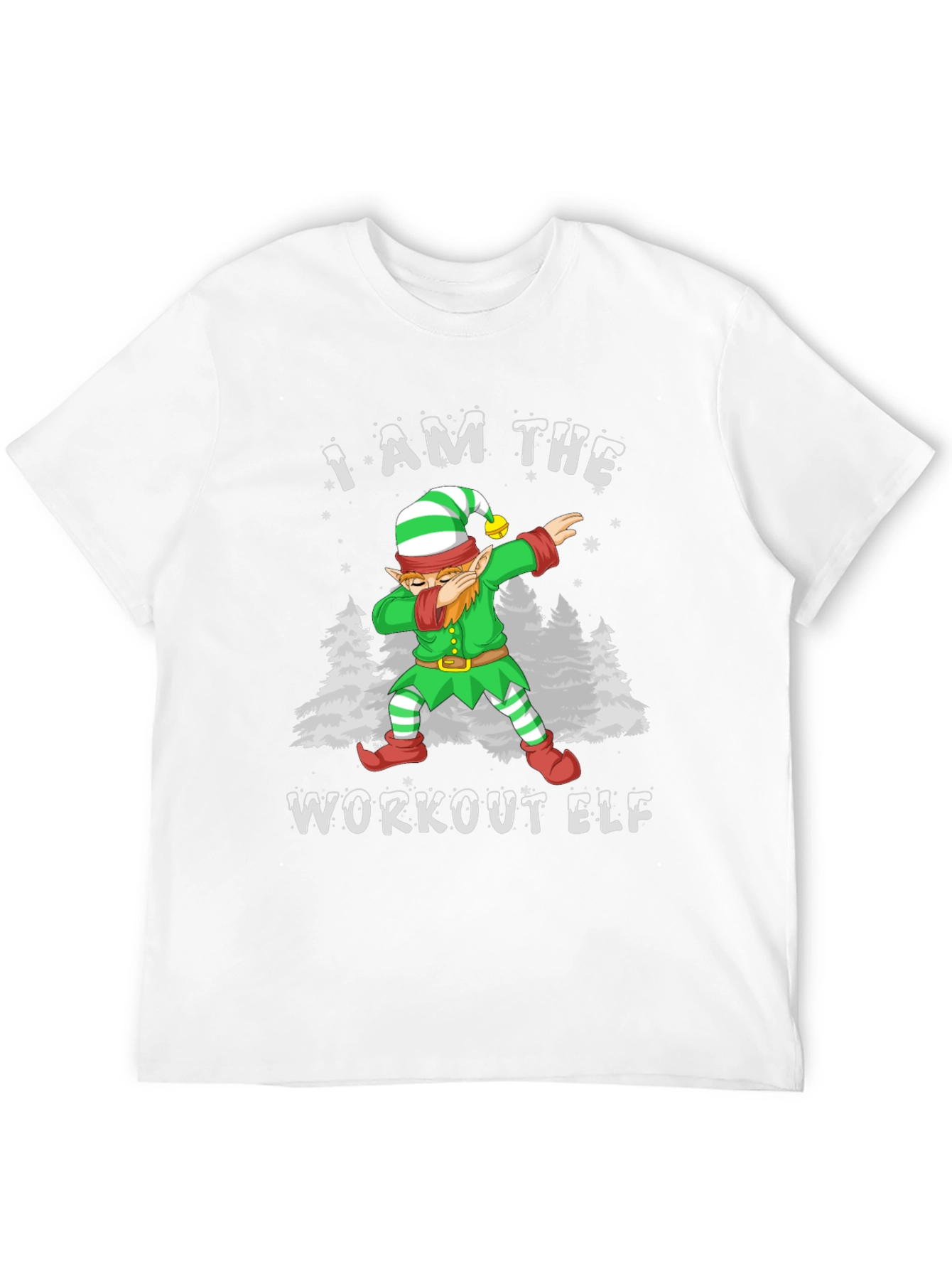 Workout Elf T-Shirt - Festive Fitness Apparel