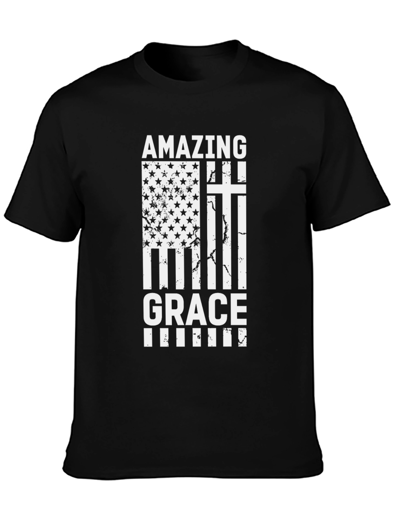 Amazing Grace Patriotic Christian T-Shirt