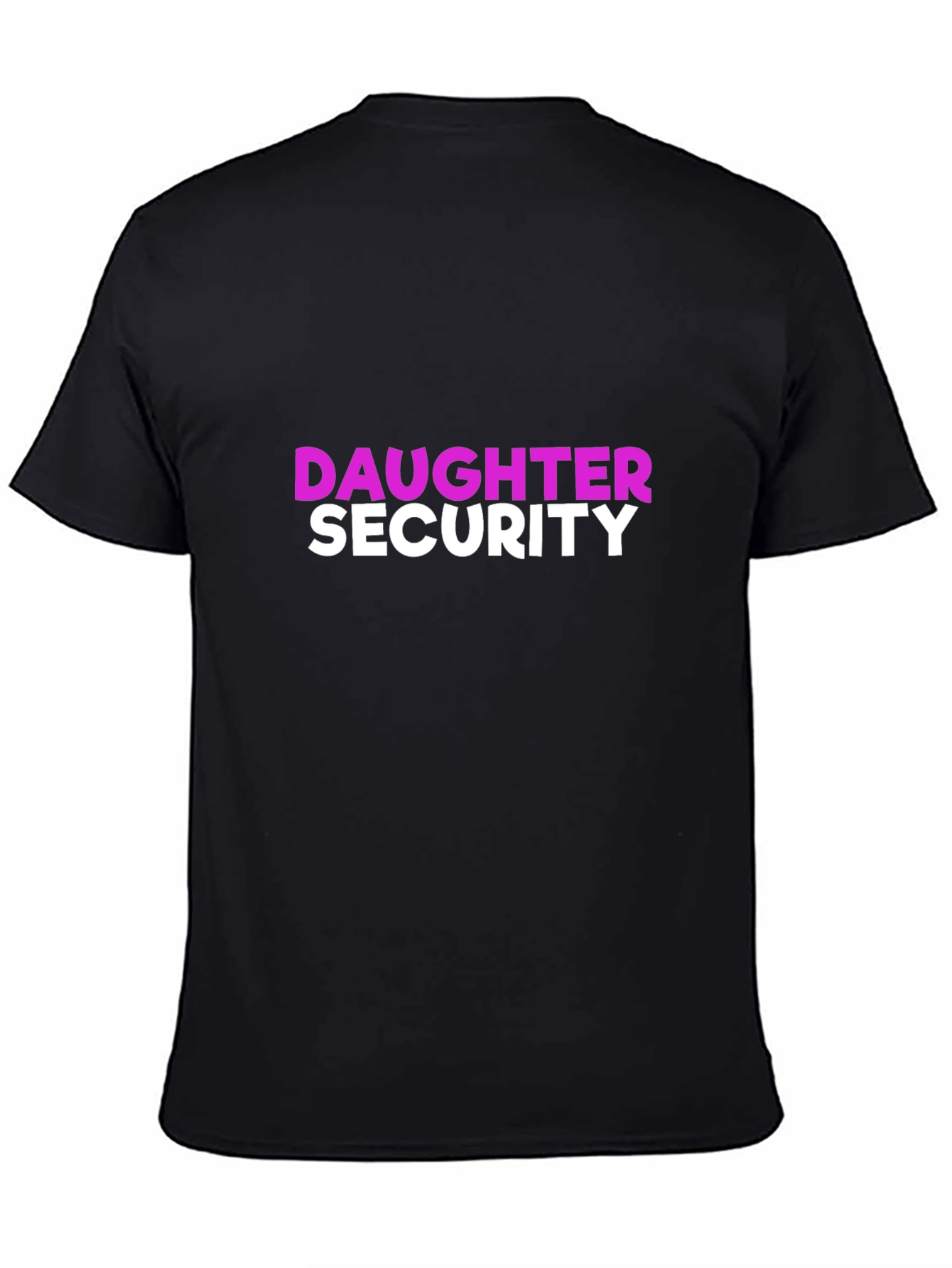 Daughter Security Graphic Black T-Shirt