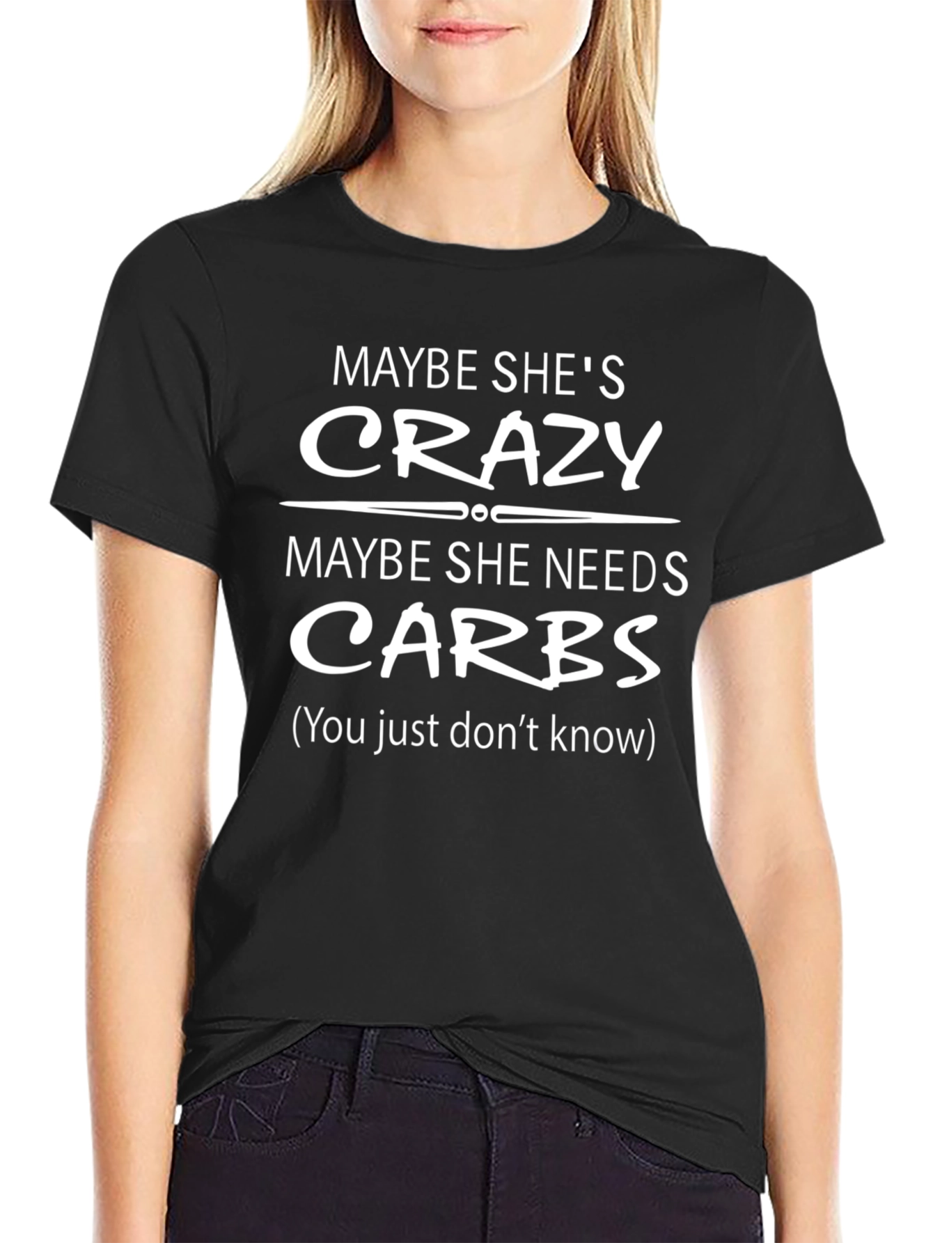 Crazy Carbs Graphic T-Shirt: Funny Novelty Tee