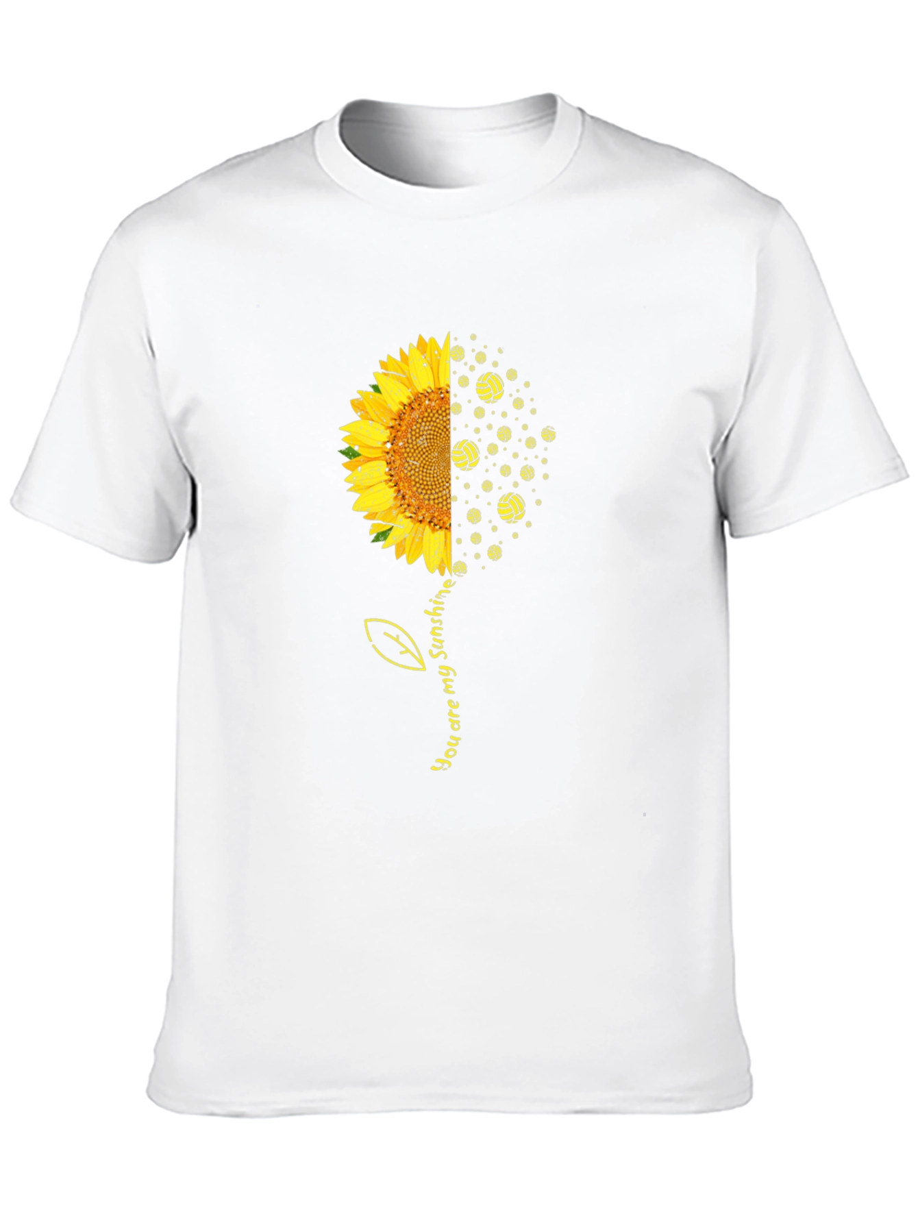 Sunflower Volleyball T-Shirt - You Are My Sunshine