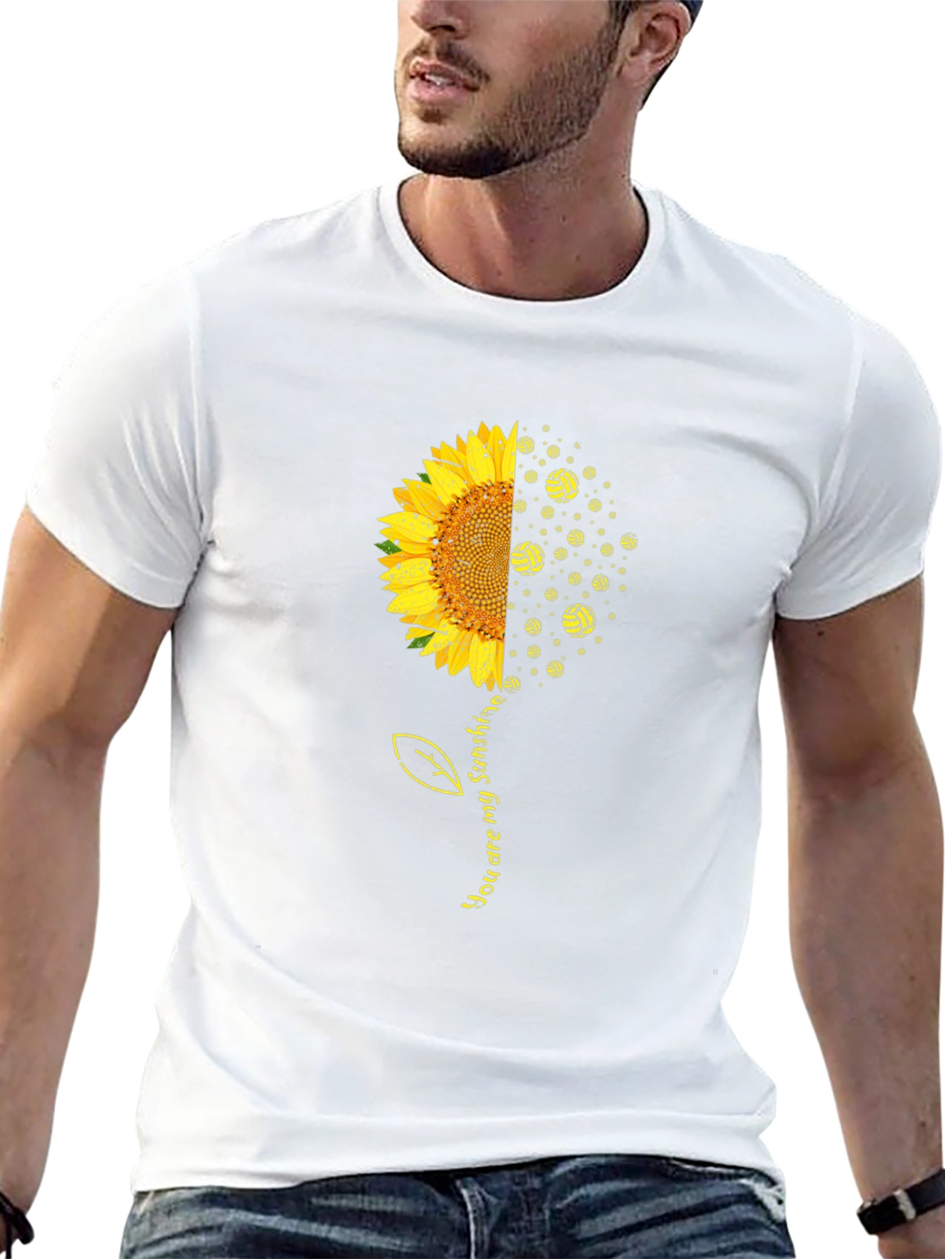 Sunflower Volleyball T-Shirt - You Are My Sunshine
