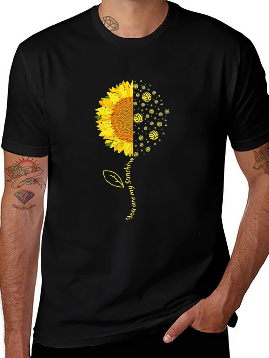 Sunflower Volleyball T-Shirt - You Are My Sunshine