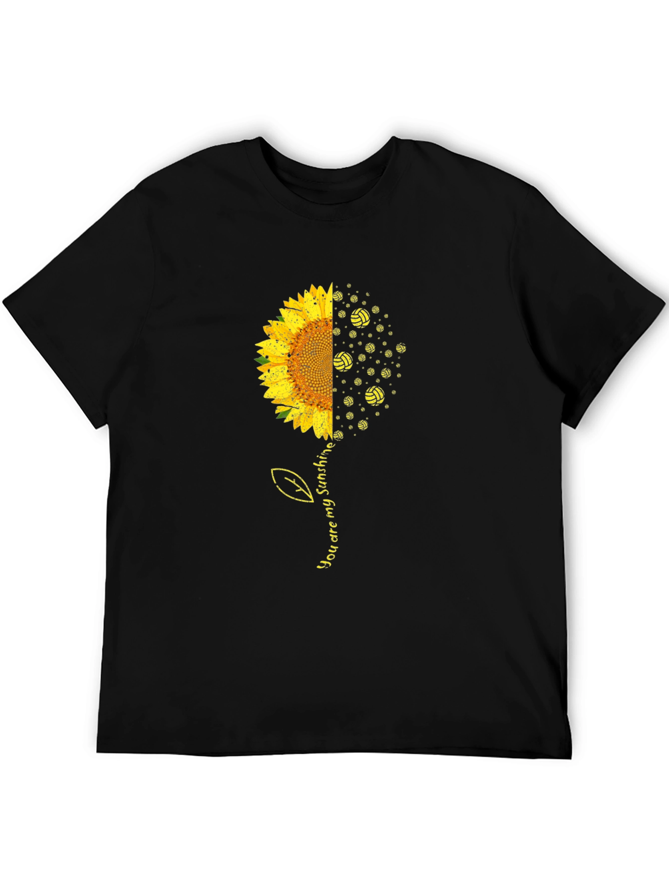 Sunflower Volleyball T-Shirt - You Are My Sunshine