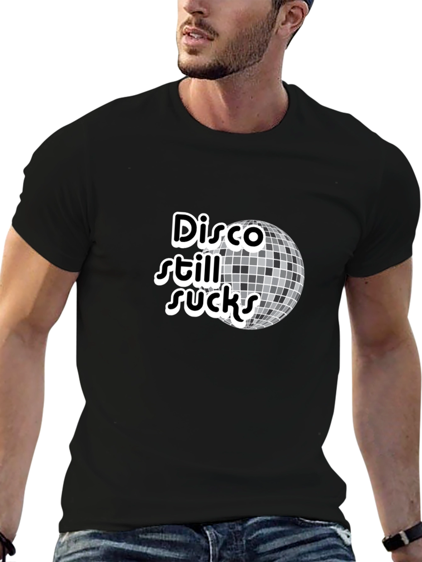 Disco Still Sucks Black T-Shirt