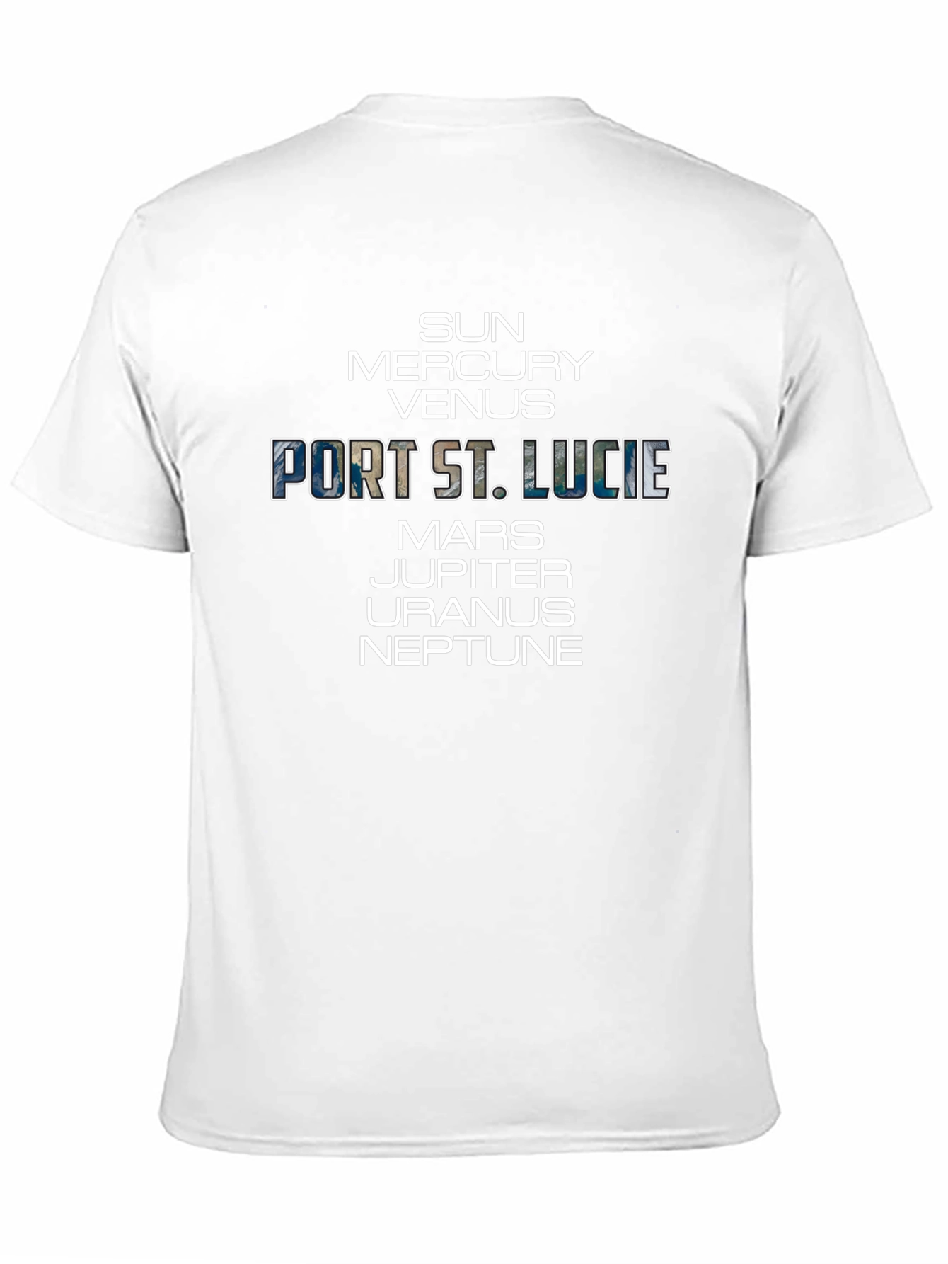 Port St. Lucie Planet T-Shirt: Cool Space Theme