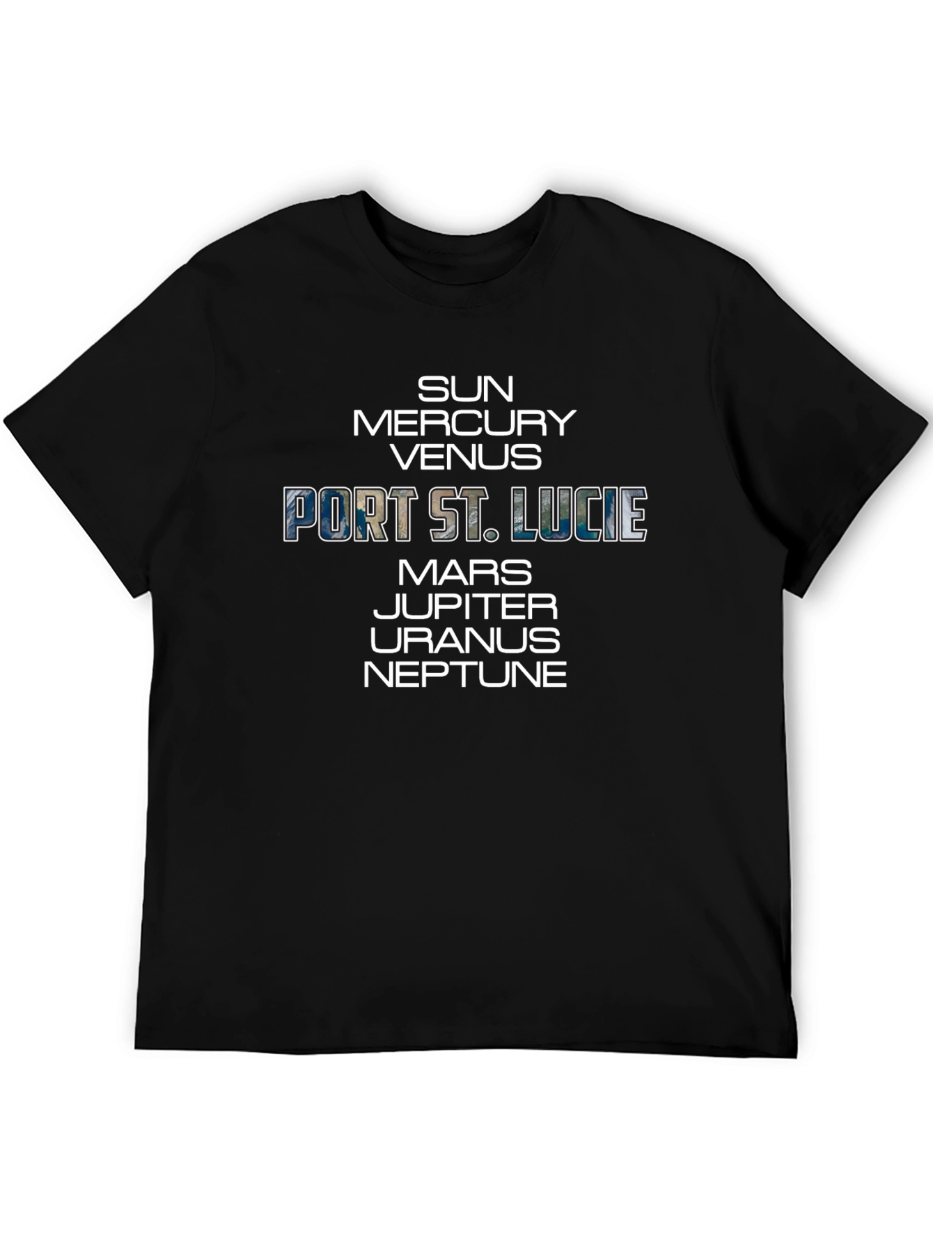 Port St. Lucie Planet T-Shirt: Cool Space Theme