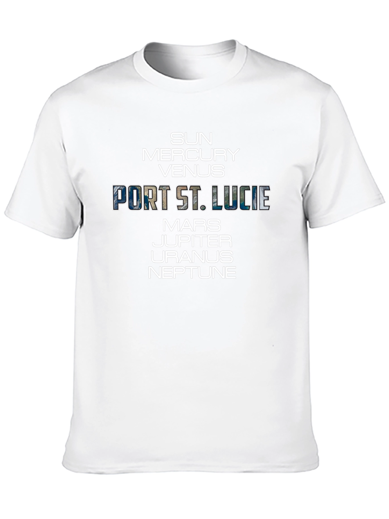 Port St. Lucie Planet T-Shirt: Cool Space Theme