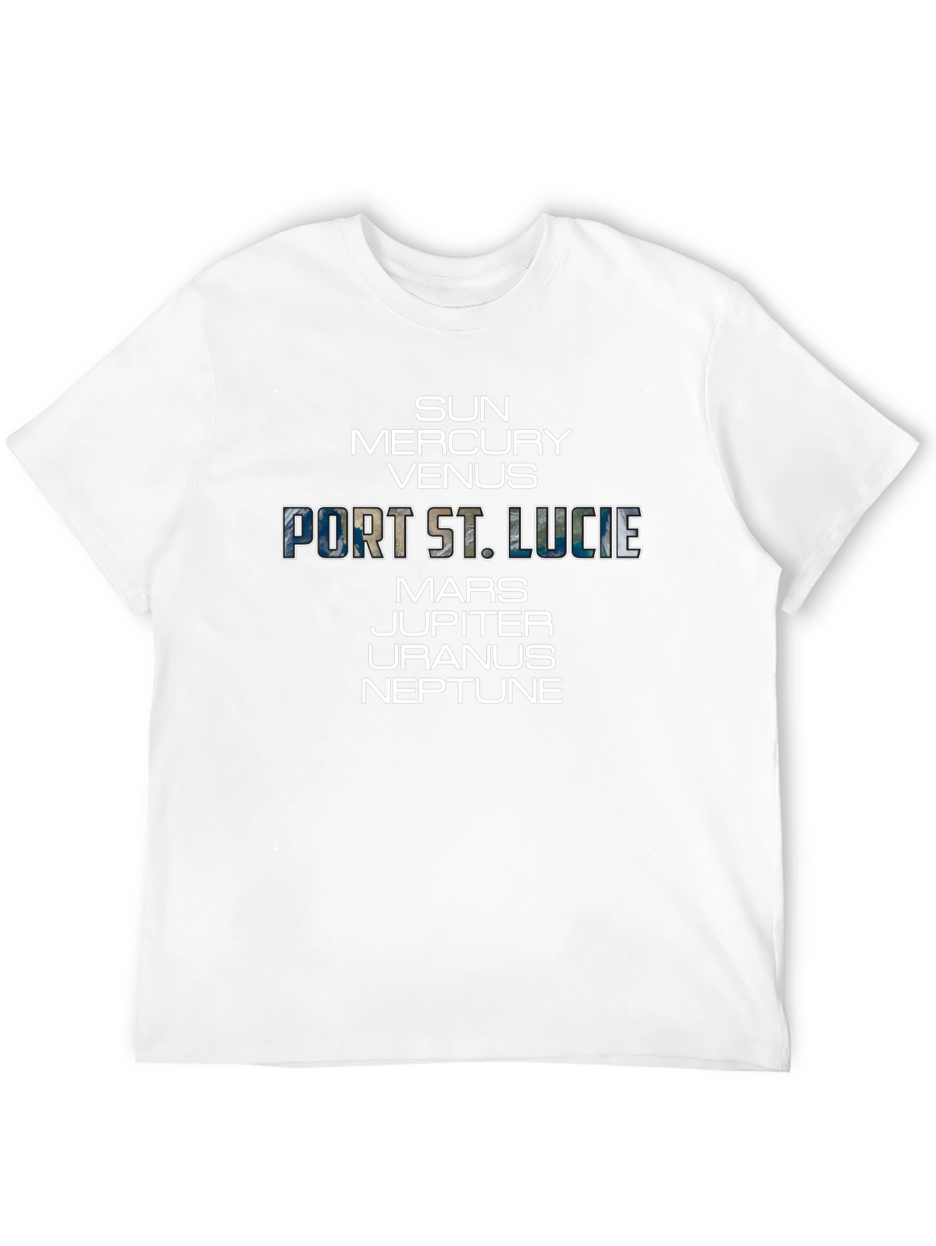 Port St. Lucie Planet T-Shirt: Cool Space Theme