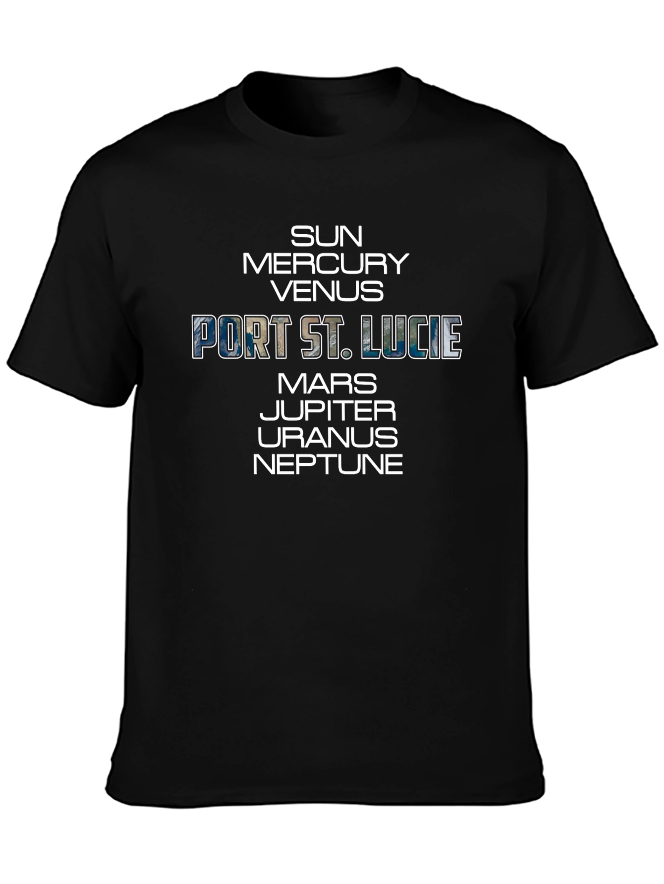 Port St. Lucie Planet T-Shirt: Cool Space Theme