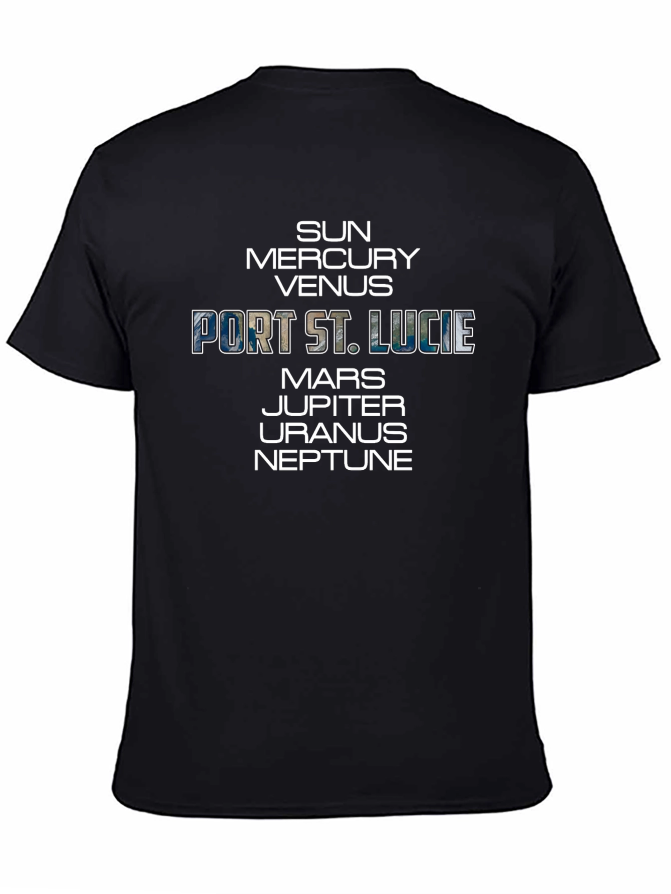 Port St. Lucie Planet T-Shirt: Cool Space Theme