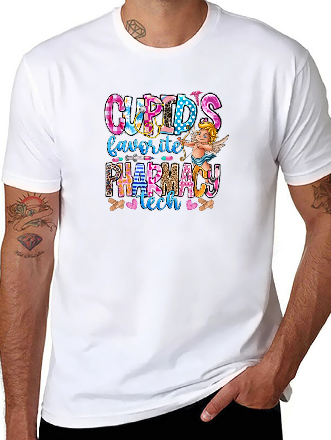 Cupids Favorite Pharmacy Tech T-Shirt