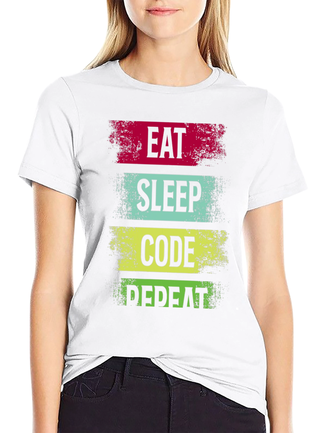 Eat Sleep Code Repeat Programmer T-Shirt