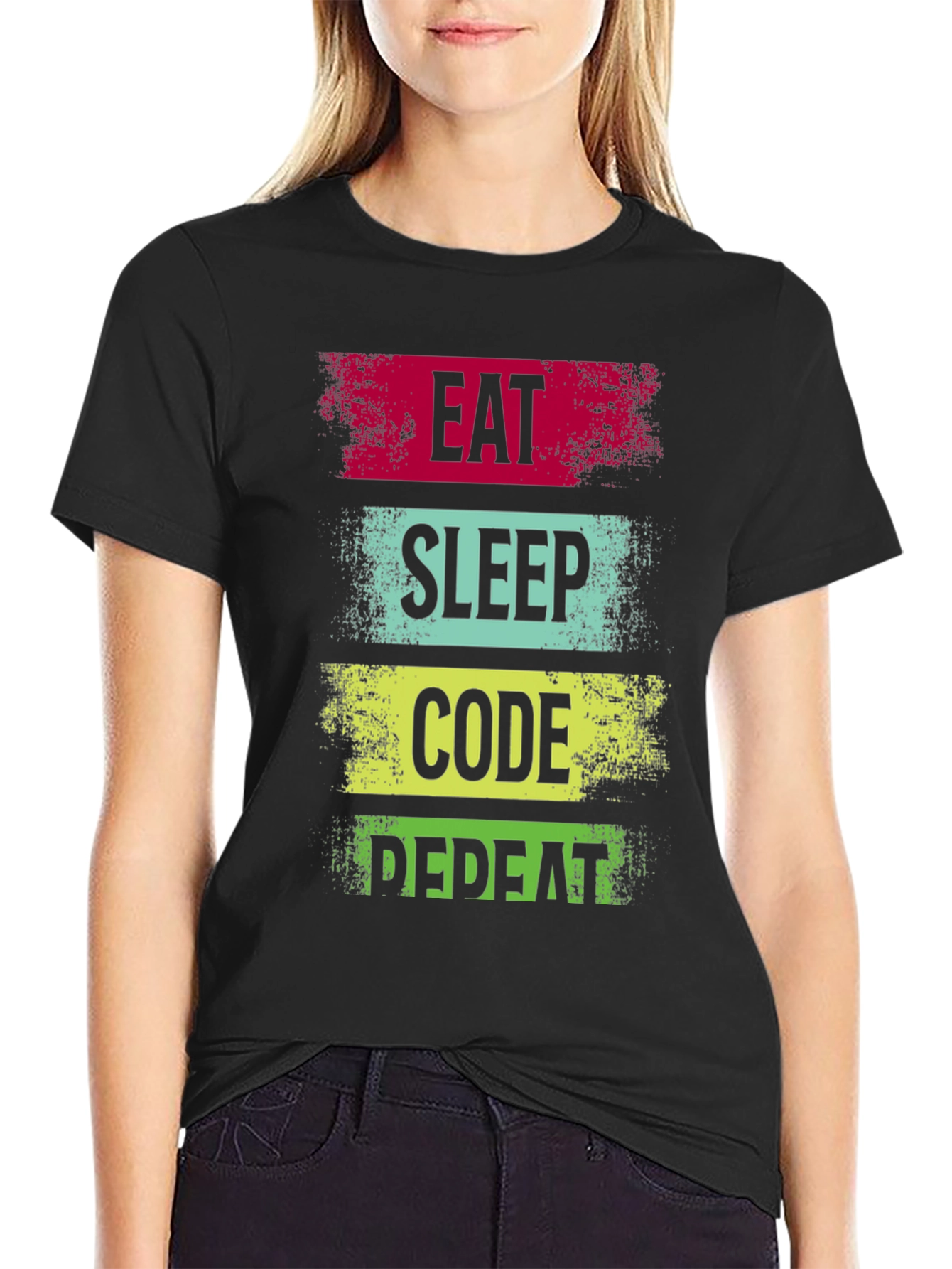Eat Sleep Code Repeat Programmer T-Shirt