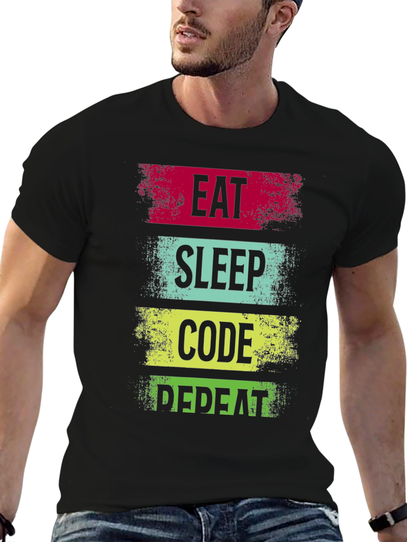 Eat Sleep Code Repeat Programmer T-Shirt