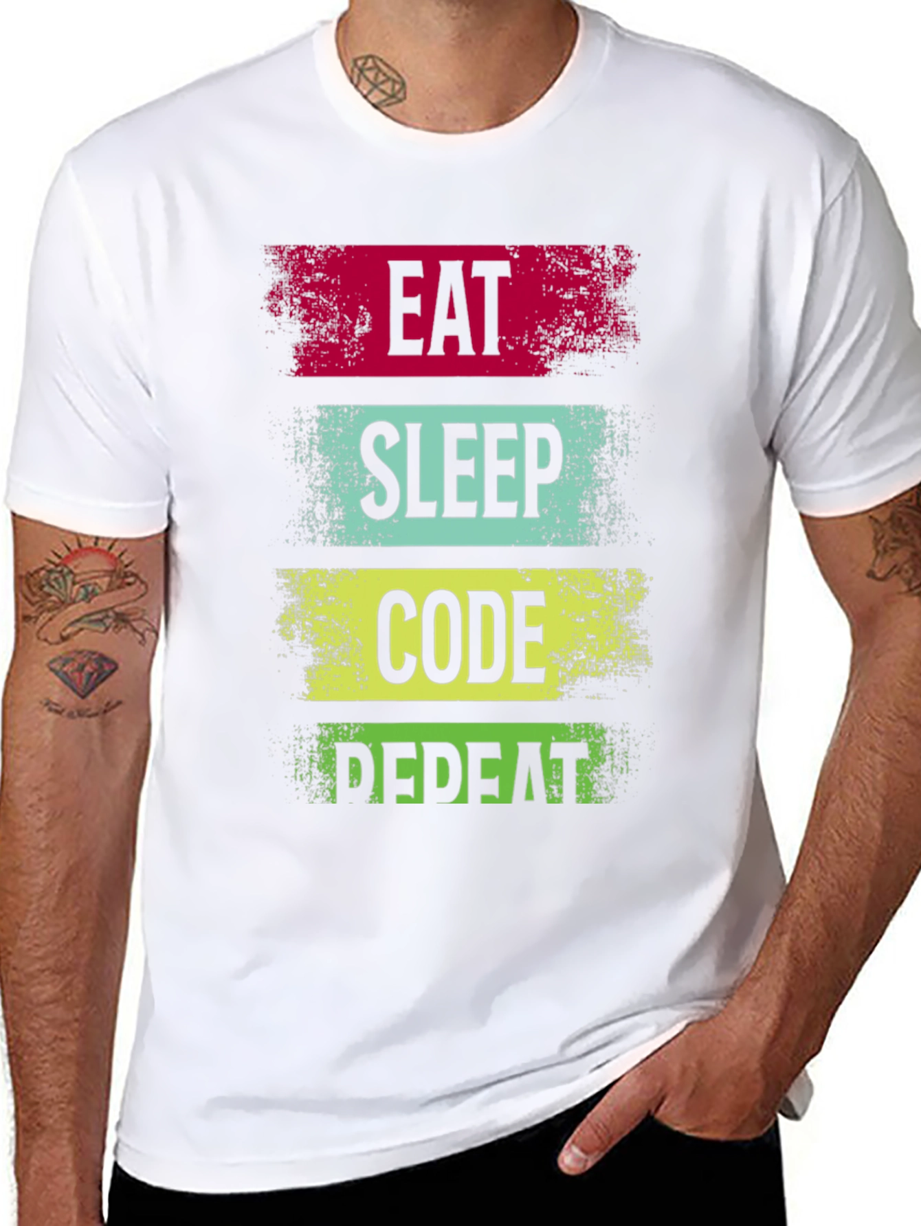 Eat Sleep Code Repeat Programmer T-Shirt