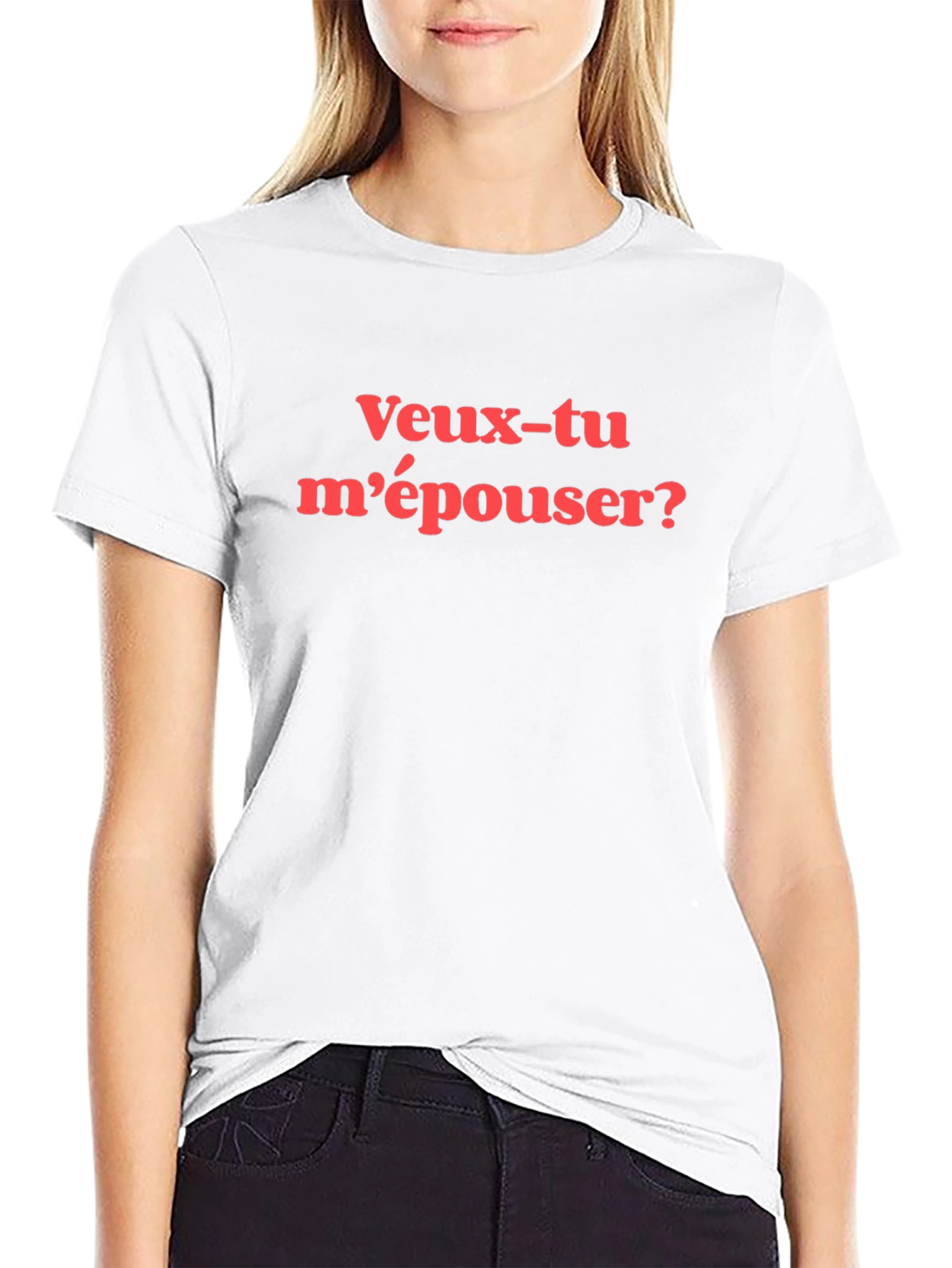 Veux-tu mépouser? T-Shirt - Will You Marry Me?