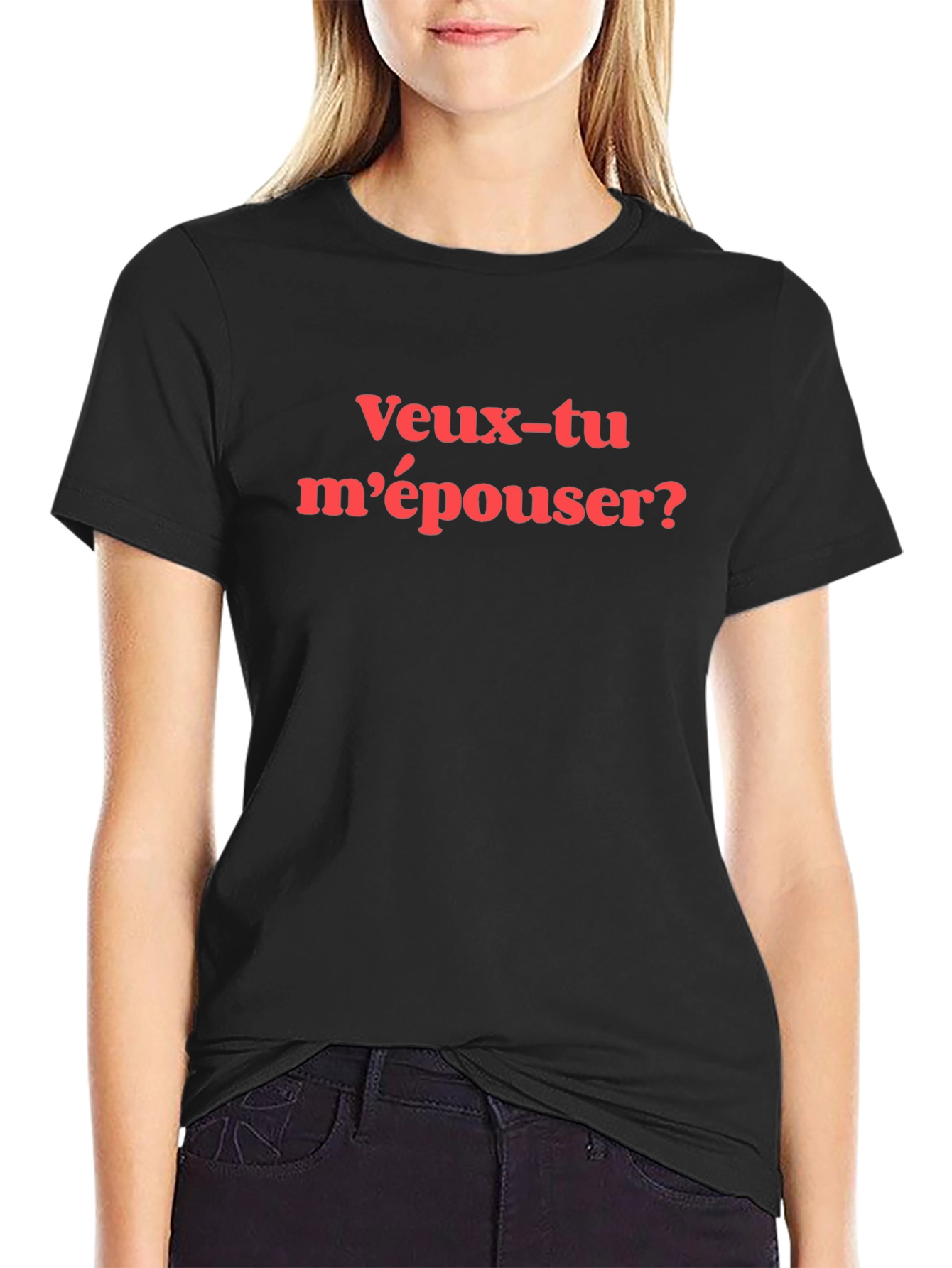 Veux-tu mépouser? T-Shirt - Will You Marry Me?