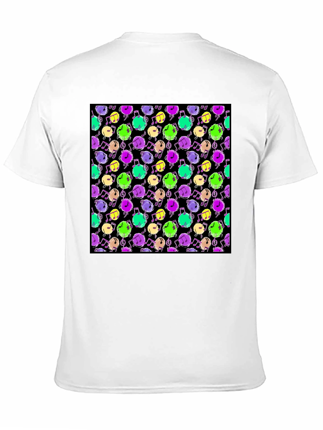 Music Notes Pattern Tee