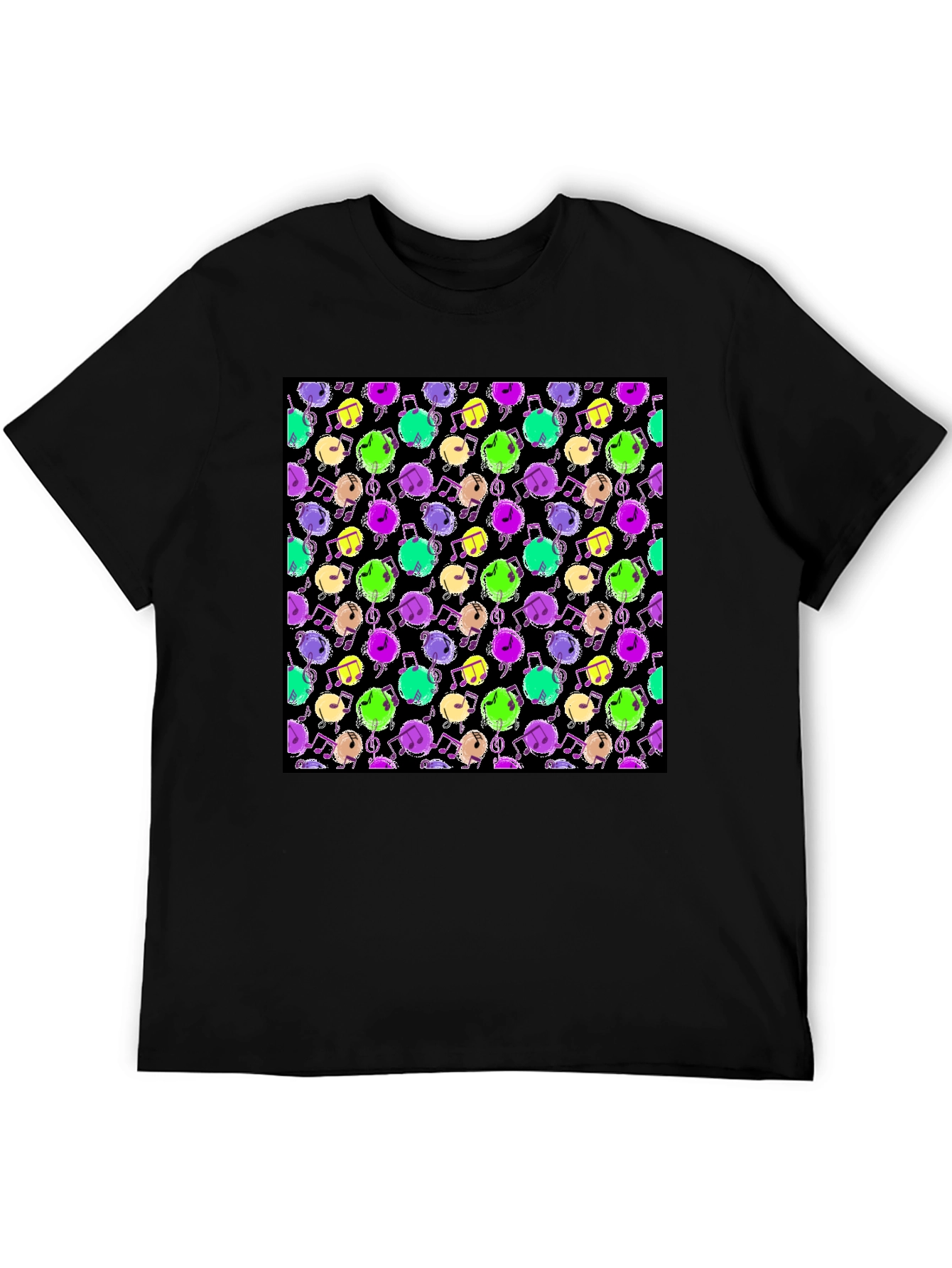 Music Notes Pattern Tee
