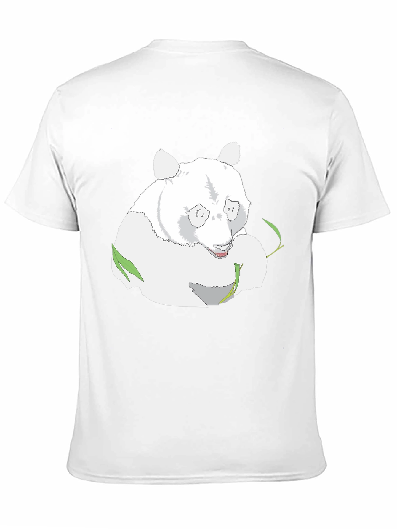 Panda Graphic Tee - Black Cotton Blend