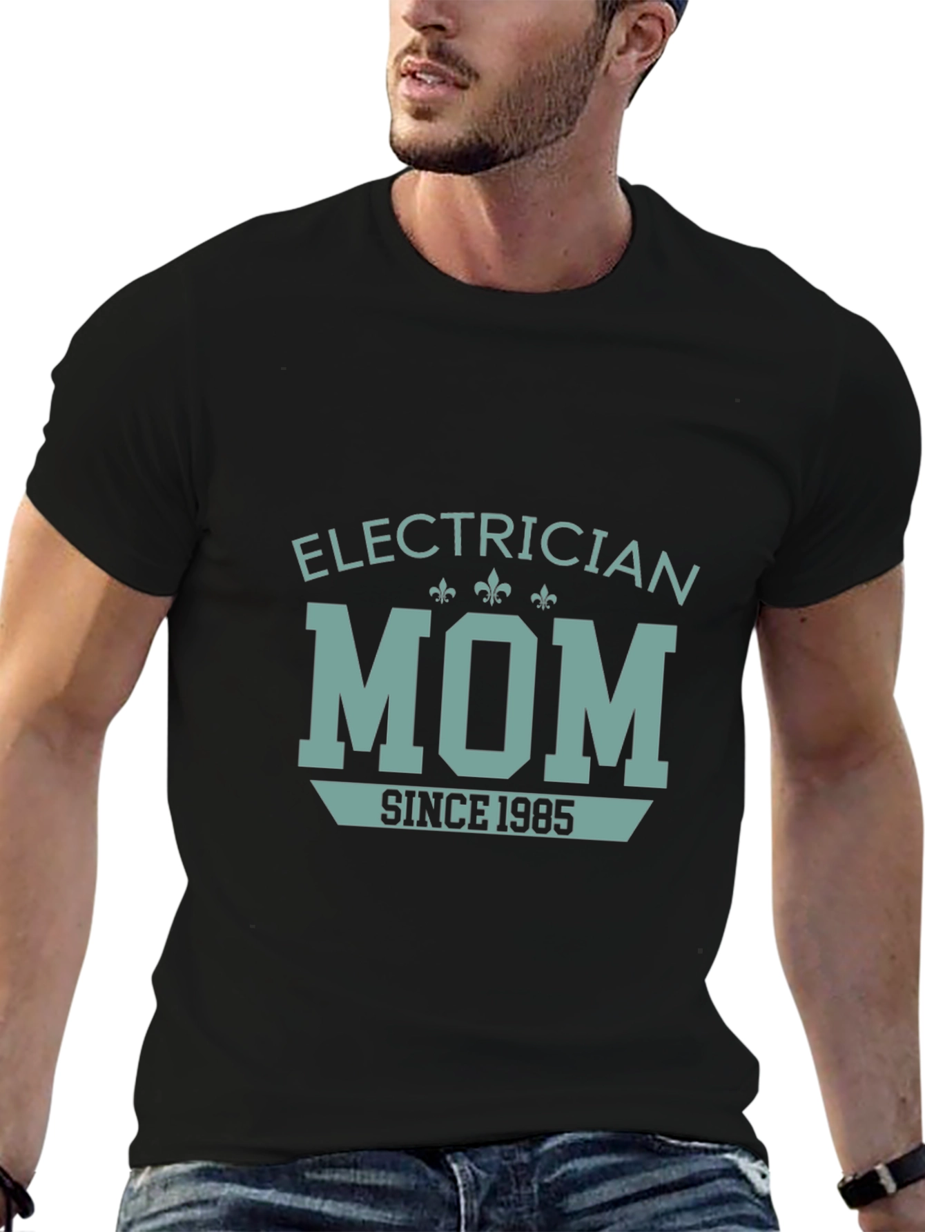 Electrician Mom Since 1985 Graphic T-Shirt