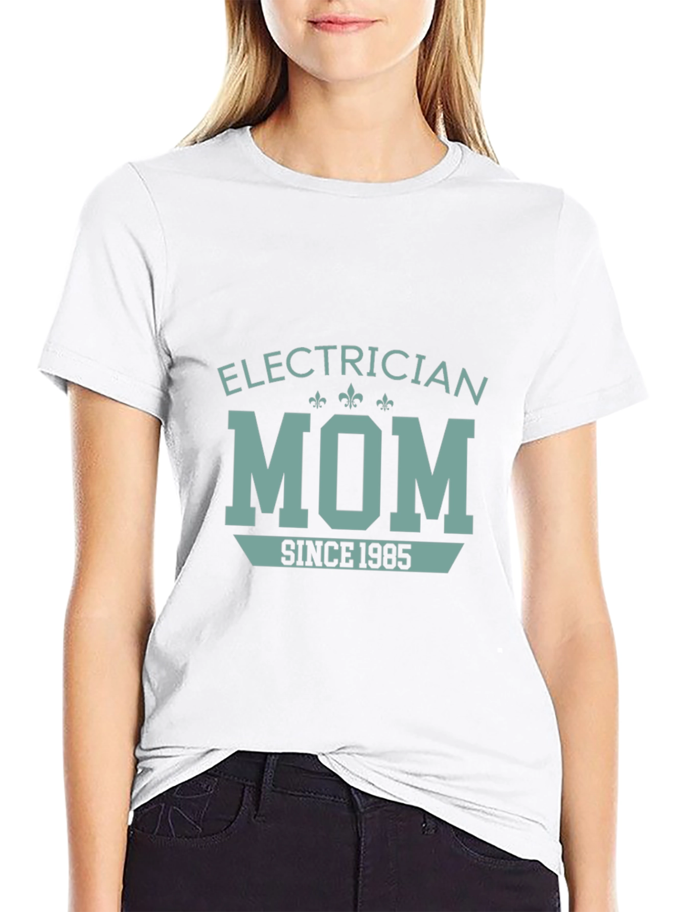 Electrician Mom Since 1985 Graphic T-Shirt