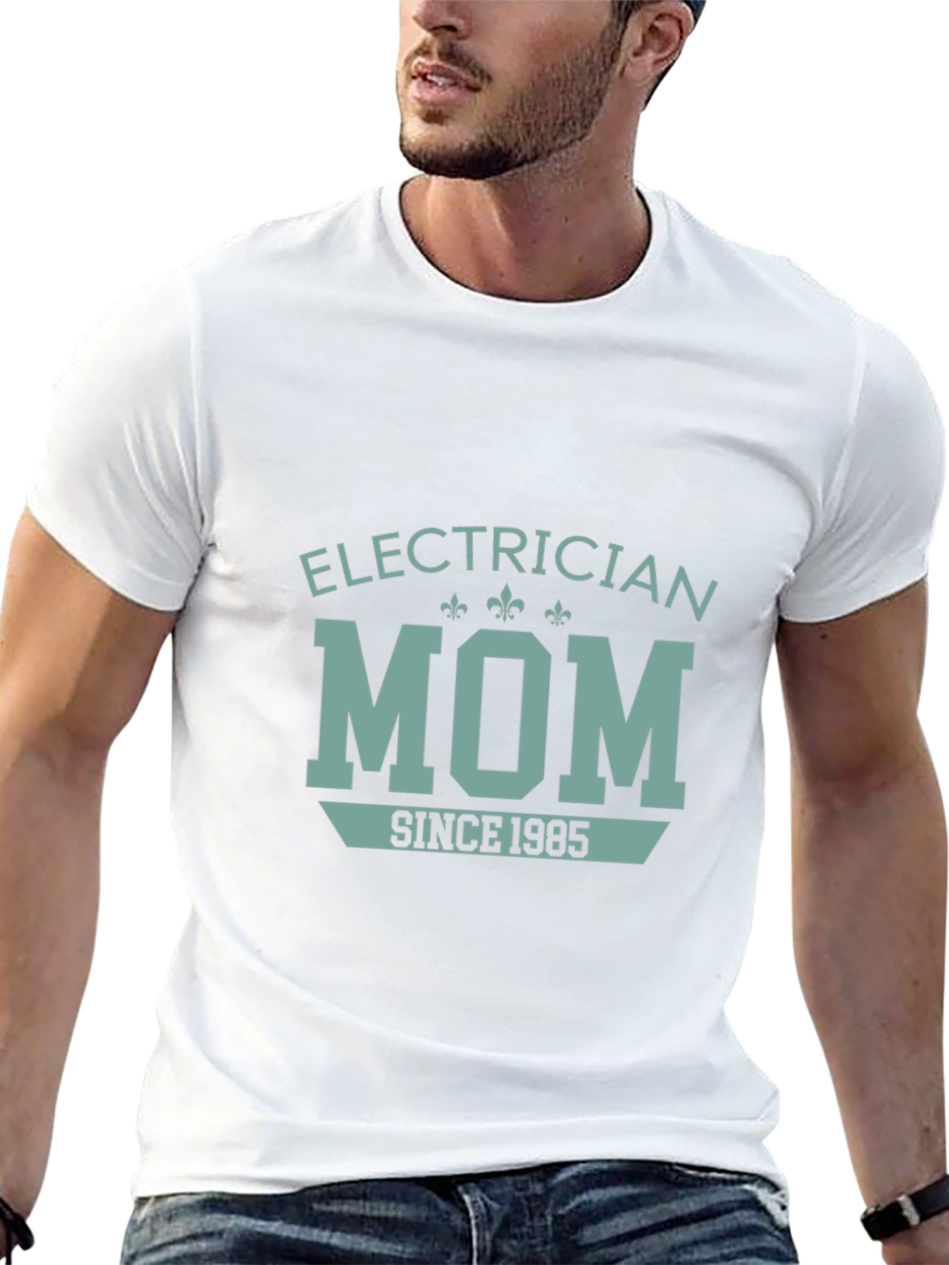 Electrician Mom Since 1985 Graphic T-Shirt