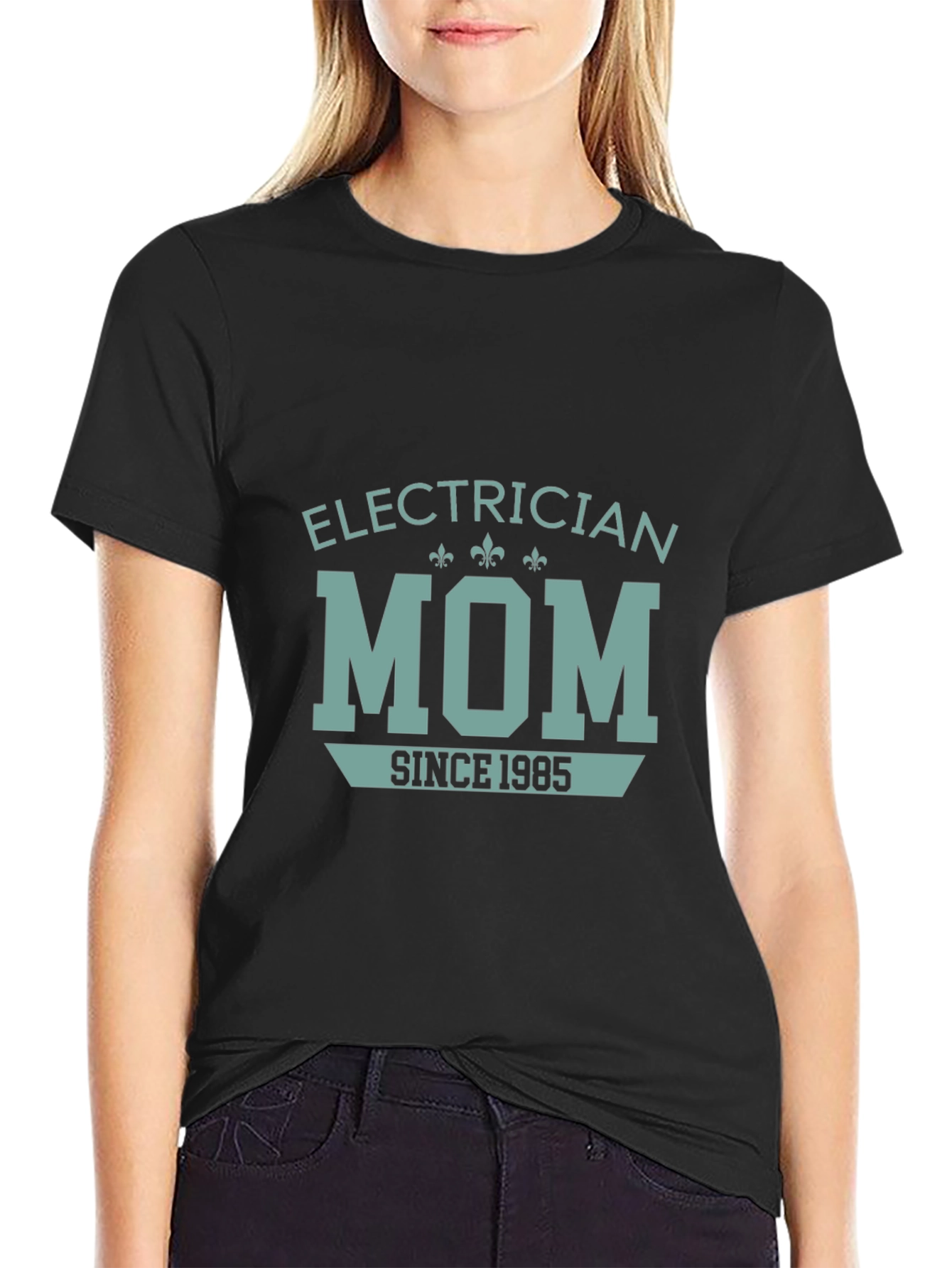 Electrician Mom Since 1985 Graphic T-Shirt
