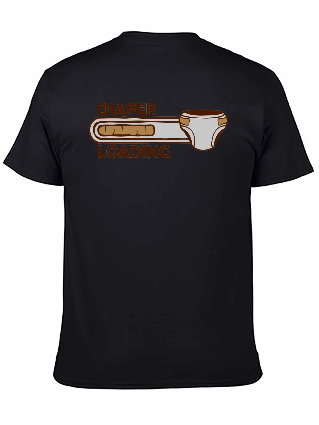 Diaper Loading Funny Graphic Tee Shirt