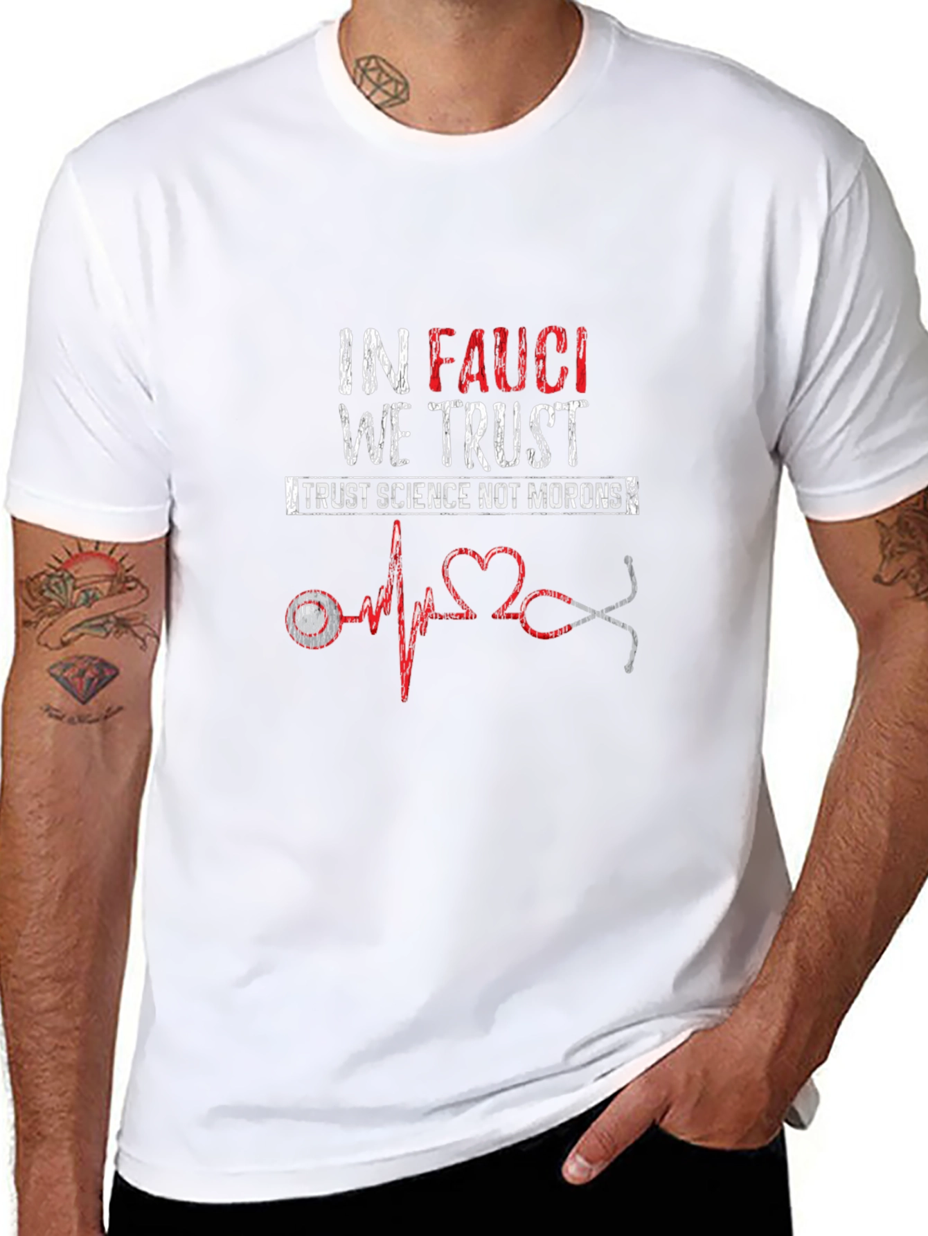 In Fauci We Trust Graphic Tee