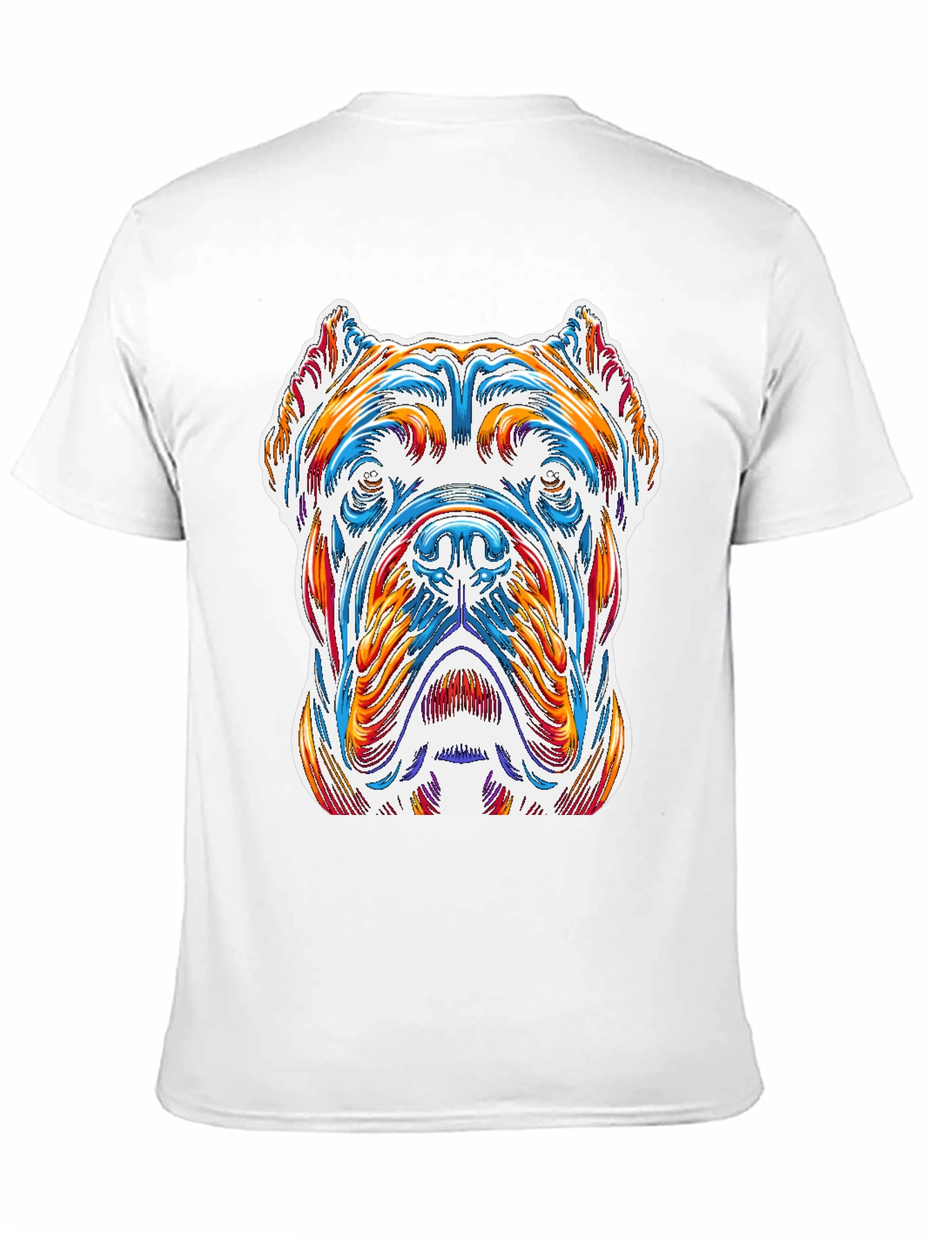 Dog Art Graphic Tee - Stylish Canine Design
