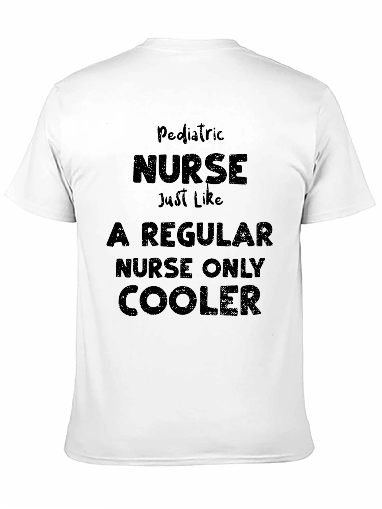 Pediatric Nurse Cooler Black T-Shirt
