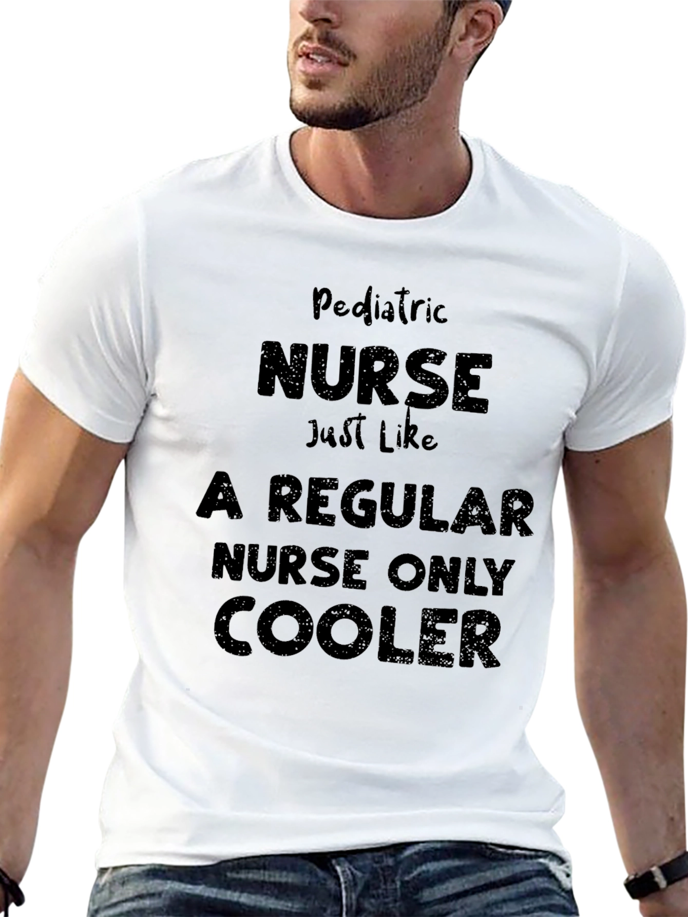 Pediatric Nurse Cooler Black T-Shirt
